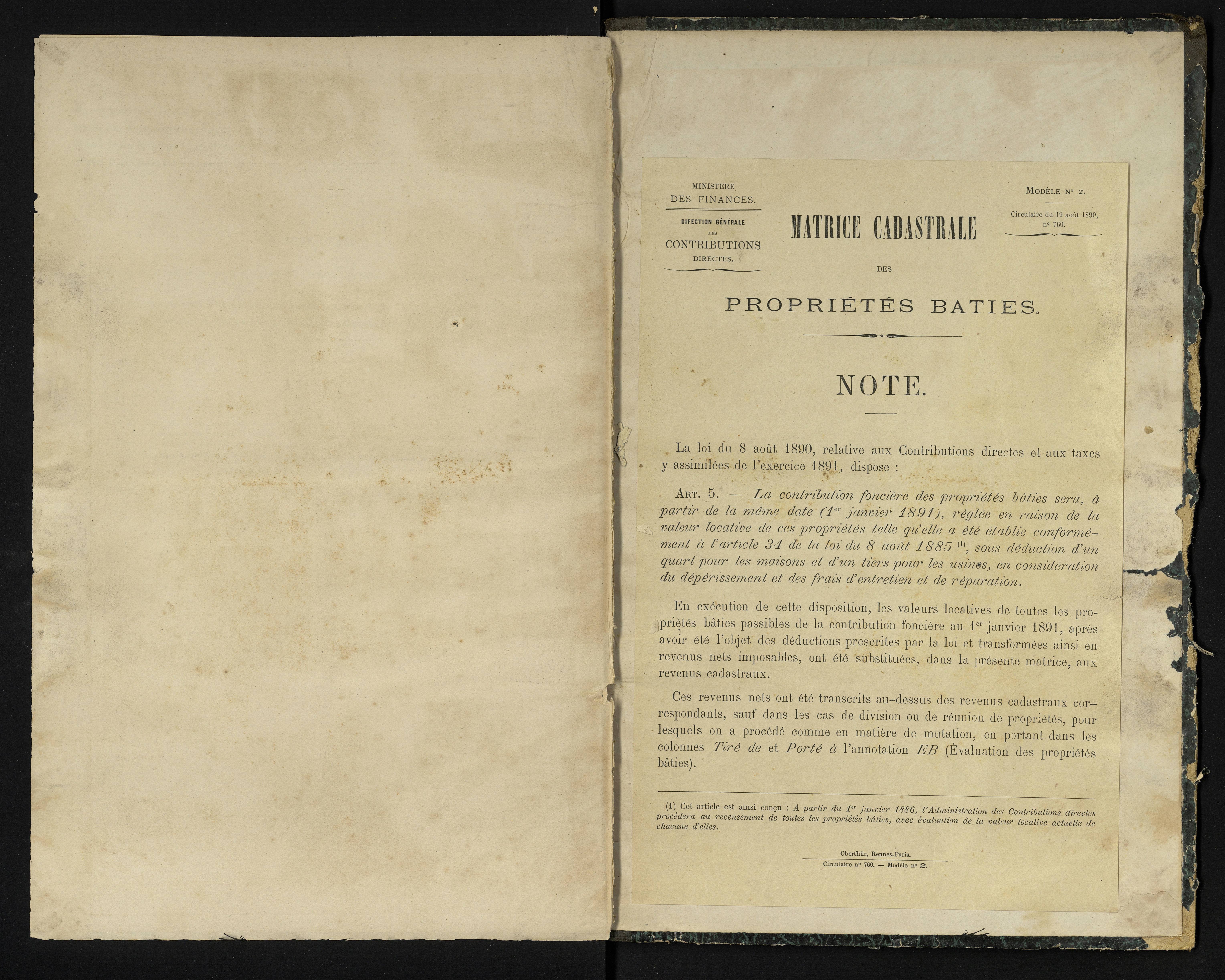 Bournand - FRAD086_cadastre Cases 1-344 