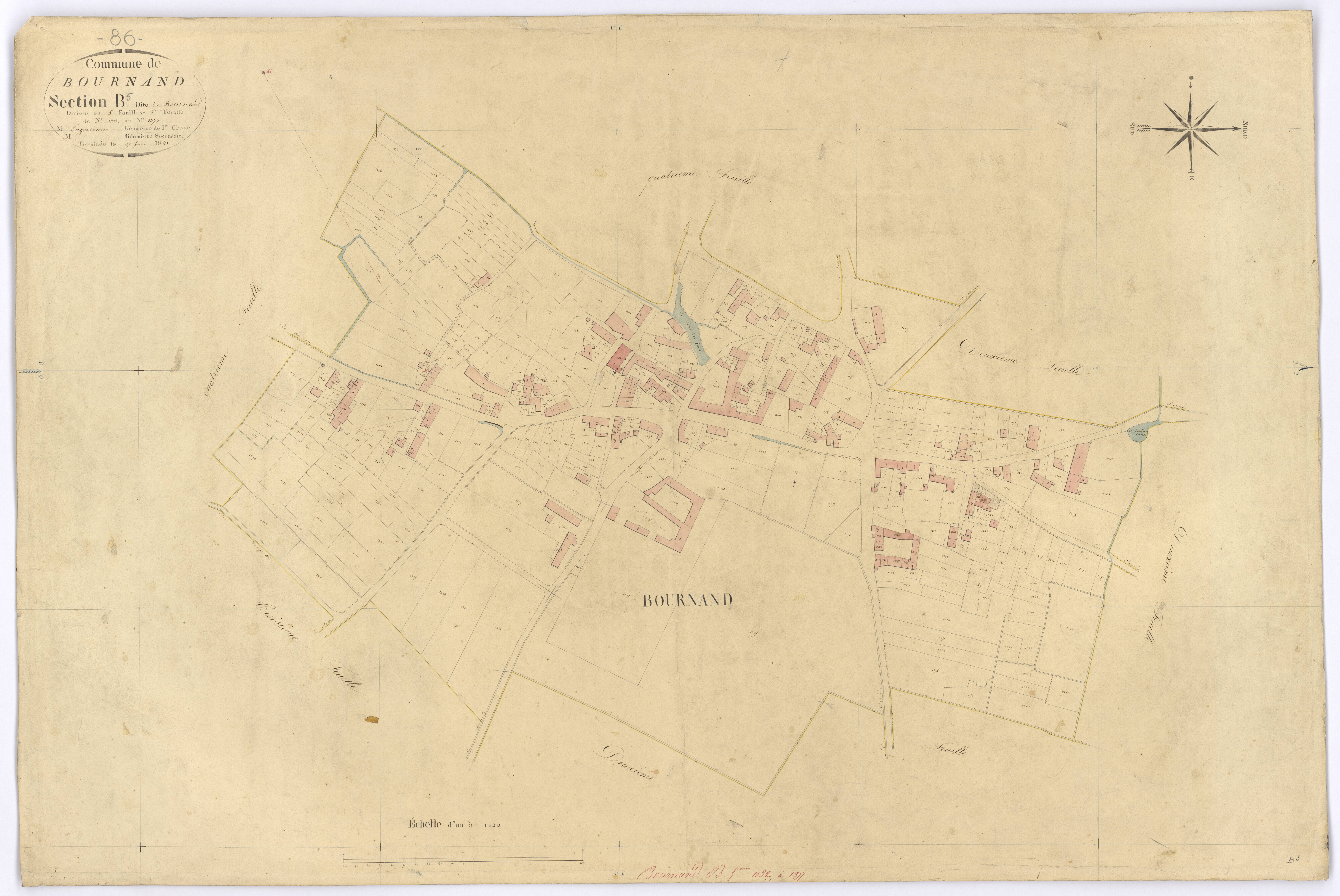 Bournand - FRAD086_cadastre Plans 