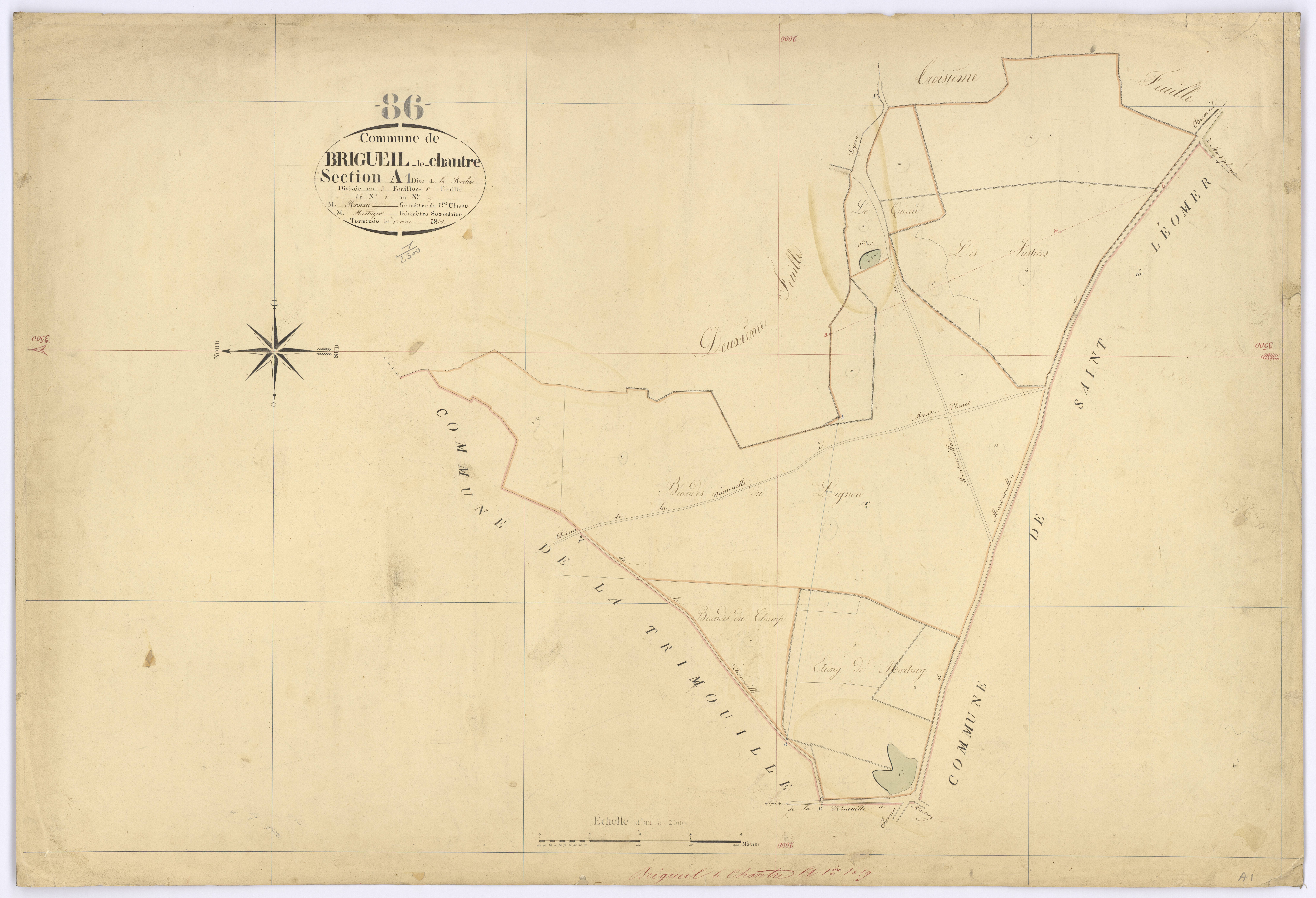 Brigueil-le-Chantre - FRAD086_cadastre Plans 