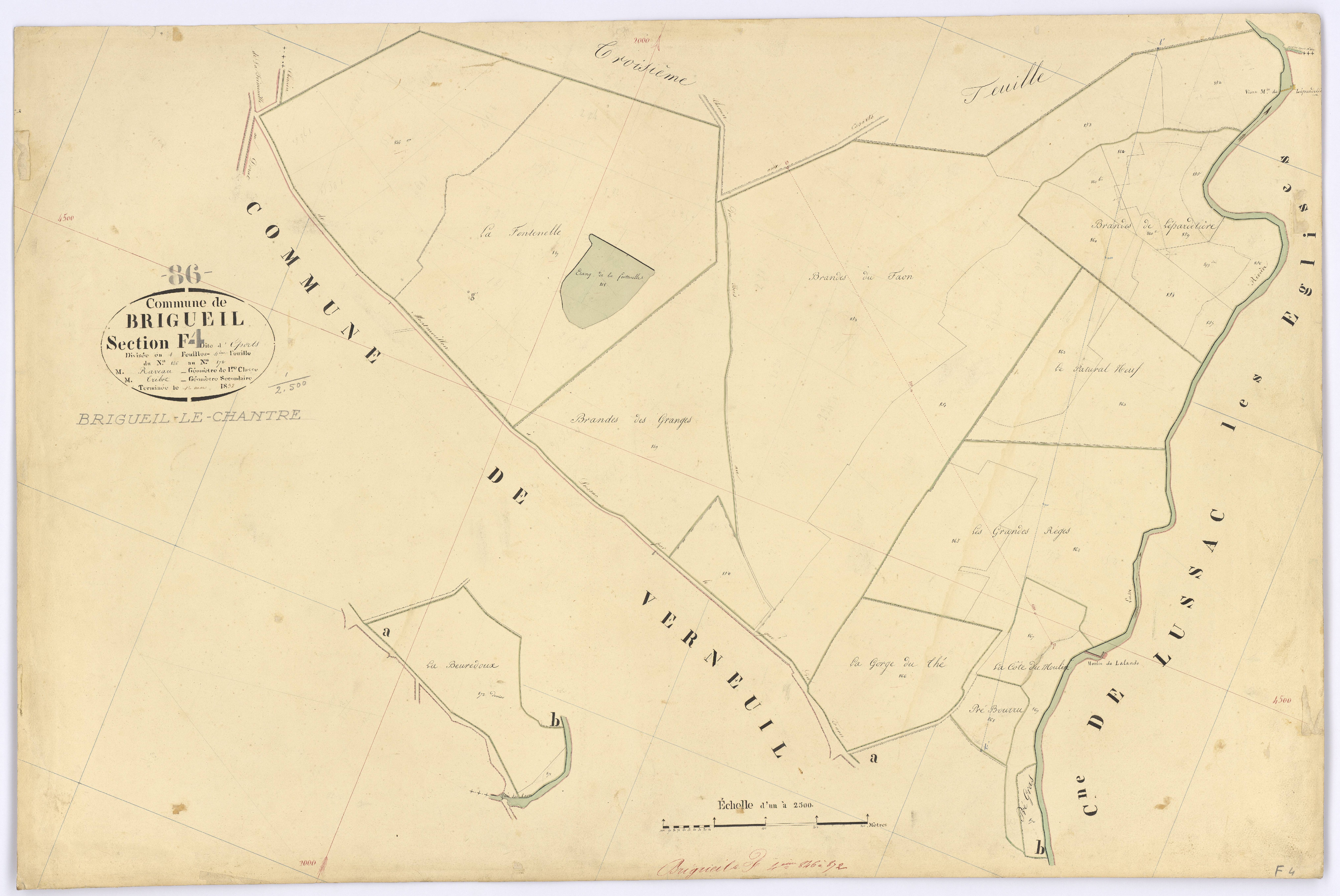 Brigueil-le-Chantre - FRAD086_cadastre Plans 