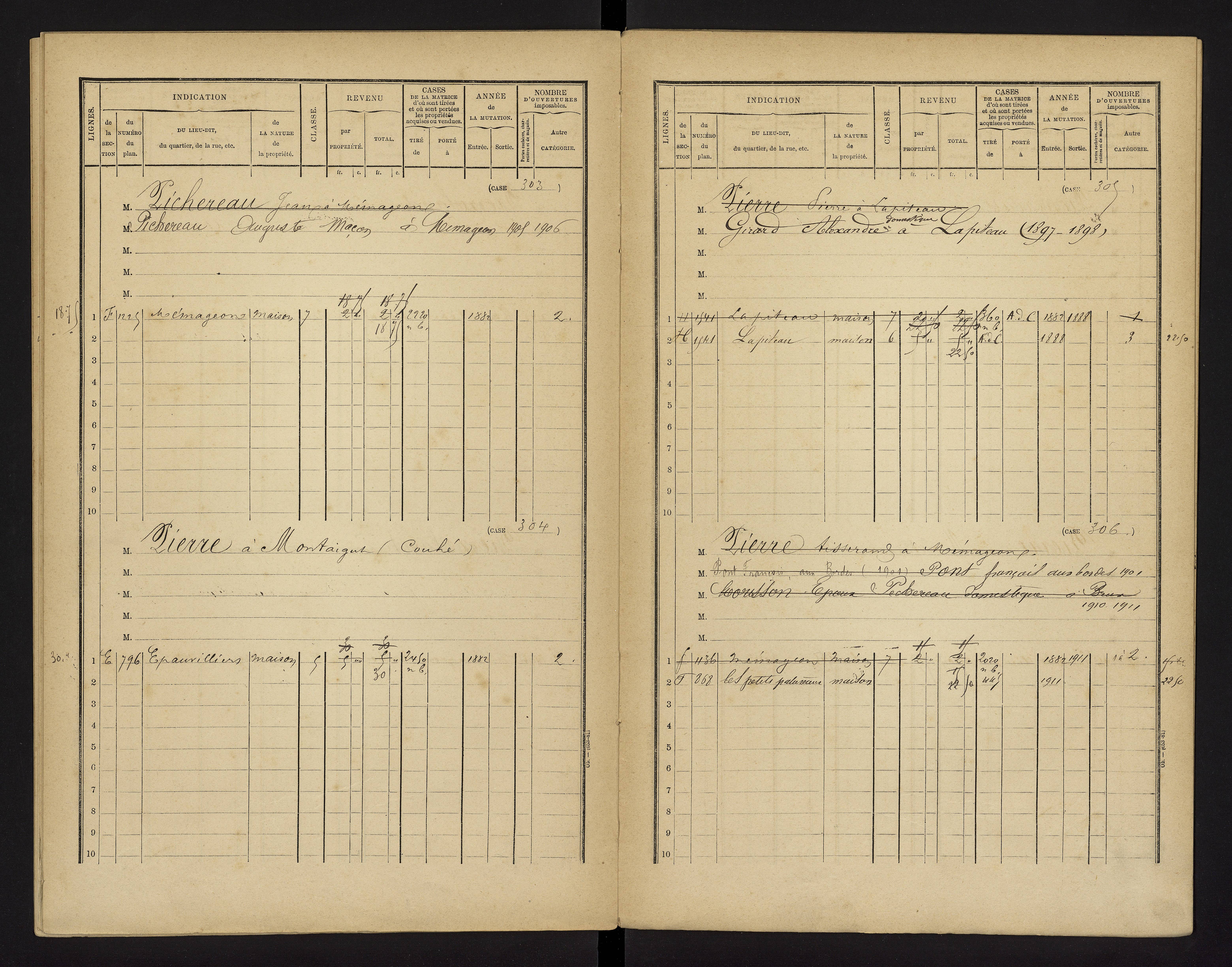 Brux - FRAD086_cadastre Cases 1-570 
