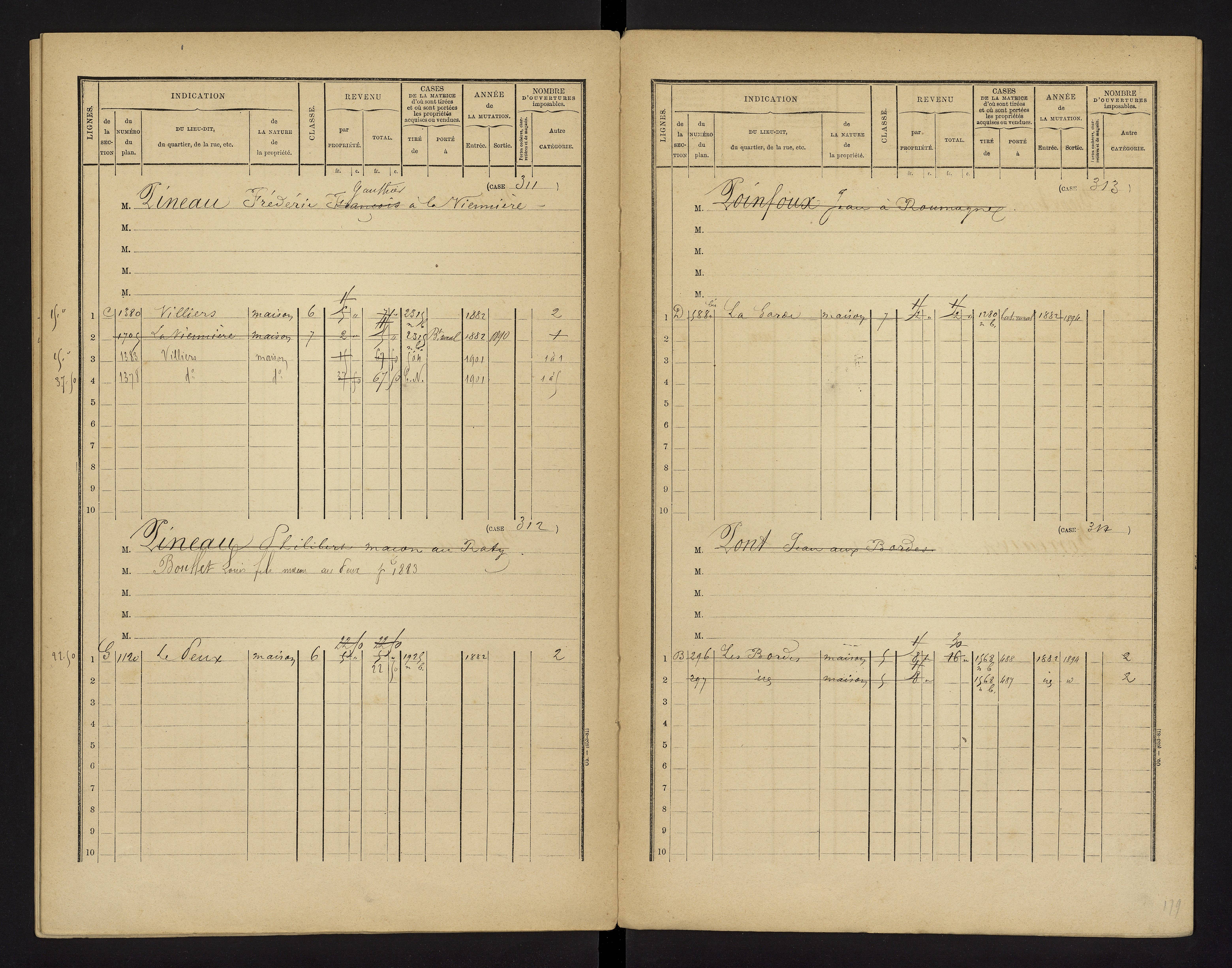 Brux - FRAD086_cadastre Cases 1-570 