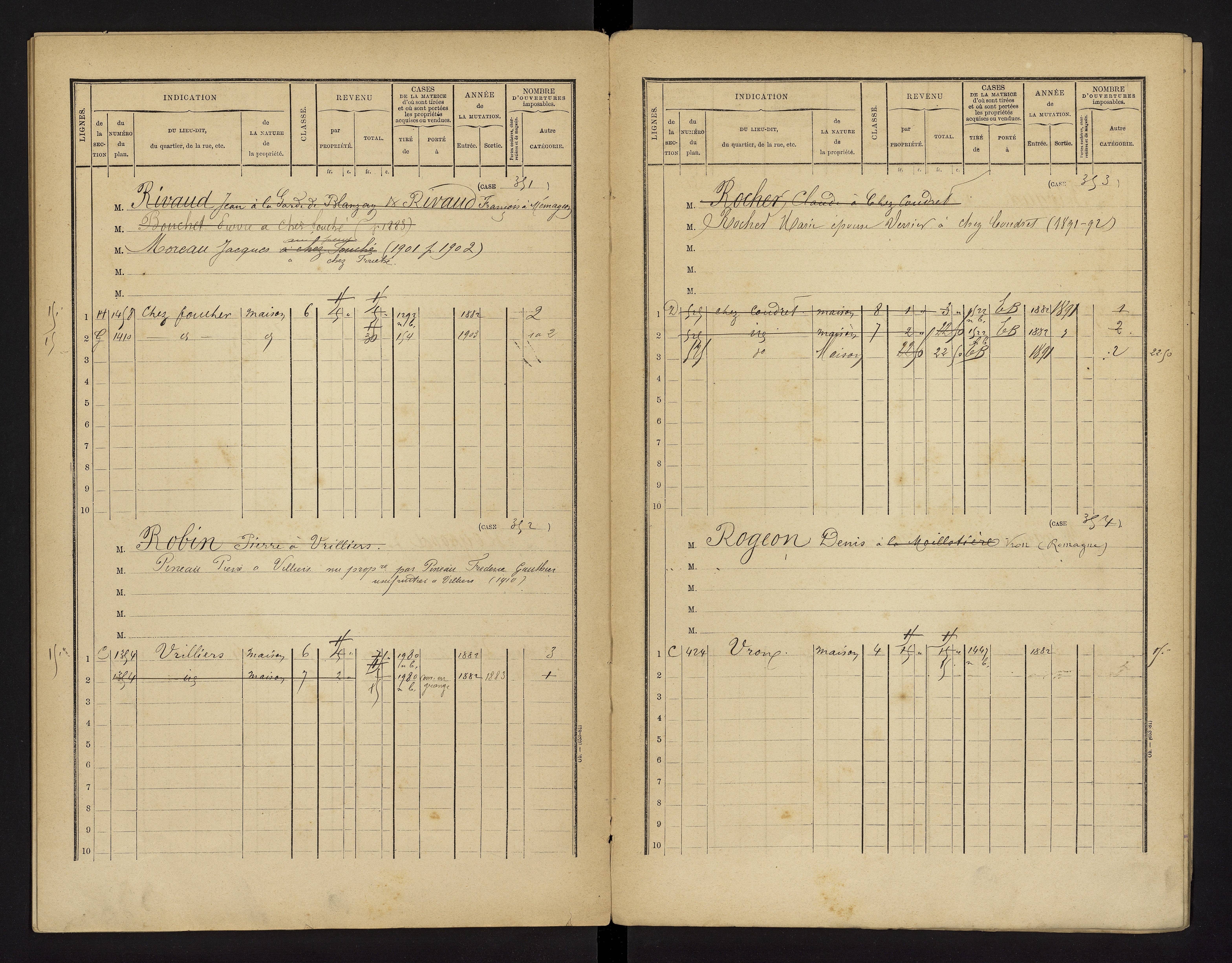 Brux - FRAD086_cadastre Cases 1-570 