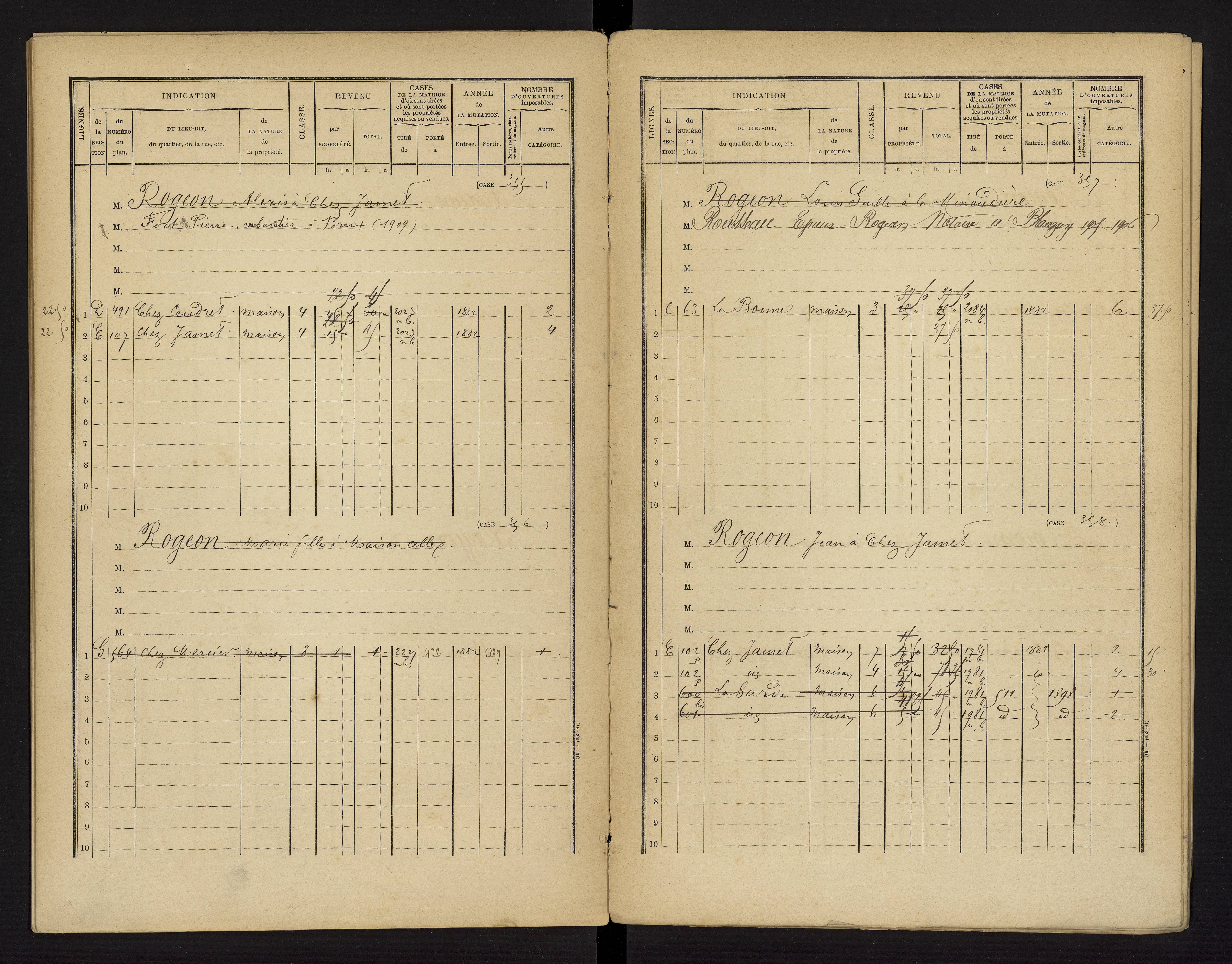 Brux - FRAD086_cadastre Cases 1-570 