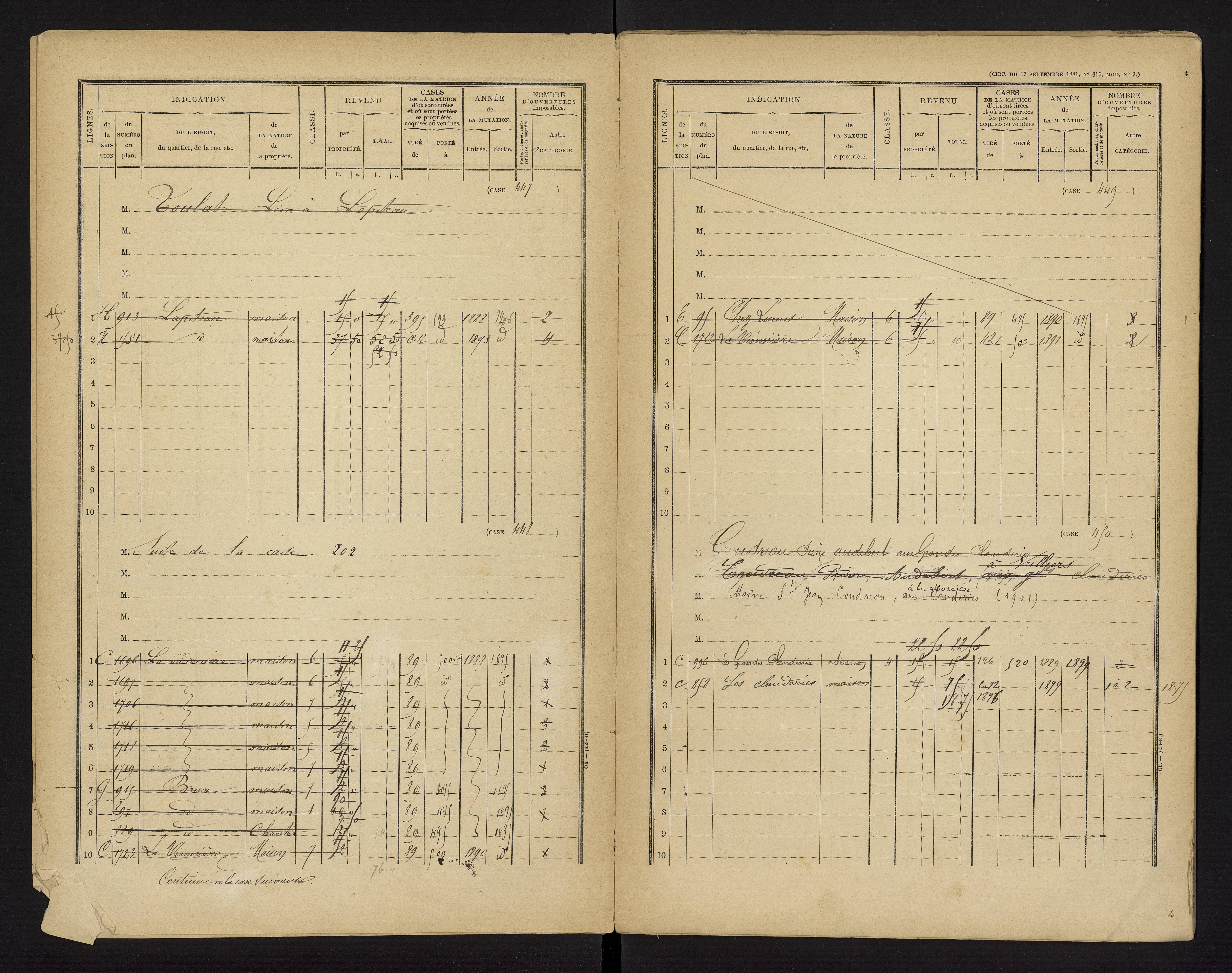 Brux - FRAD086_cadastre Cases 1-570 