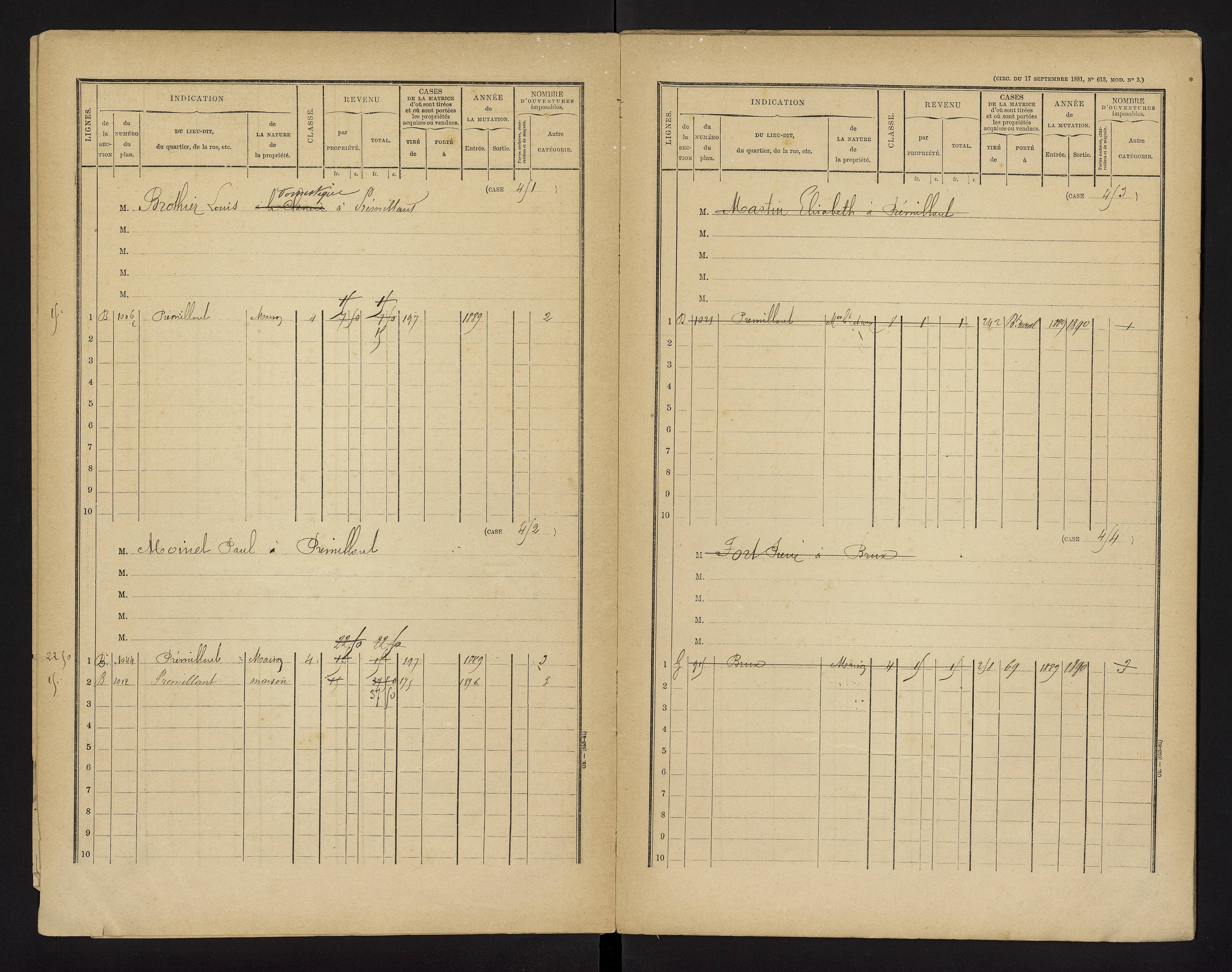 Brux - FRAD086_cadastre Cases 1-570 