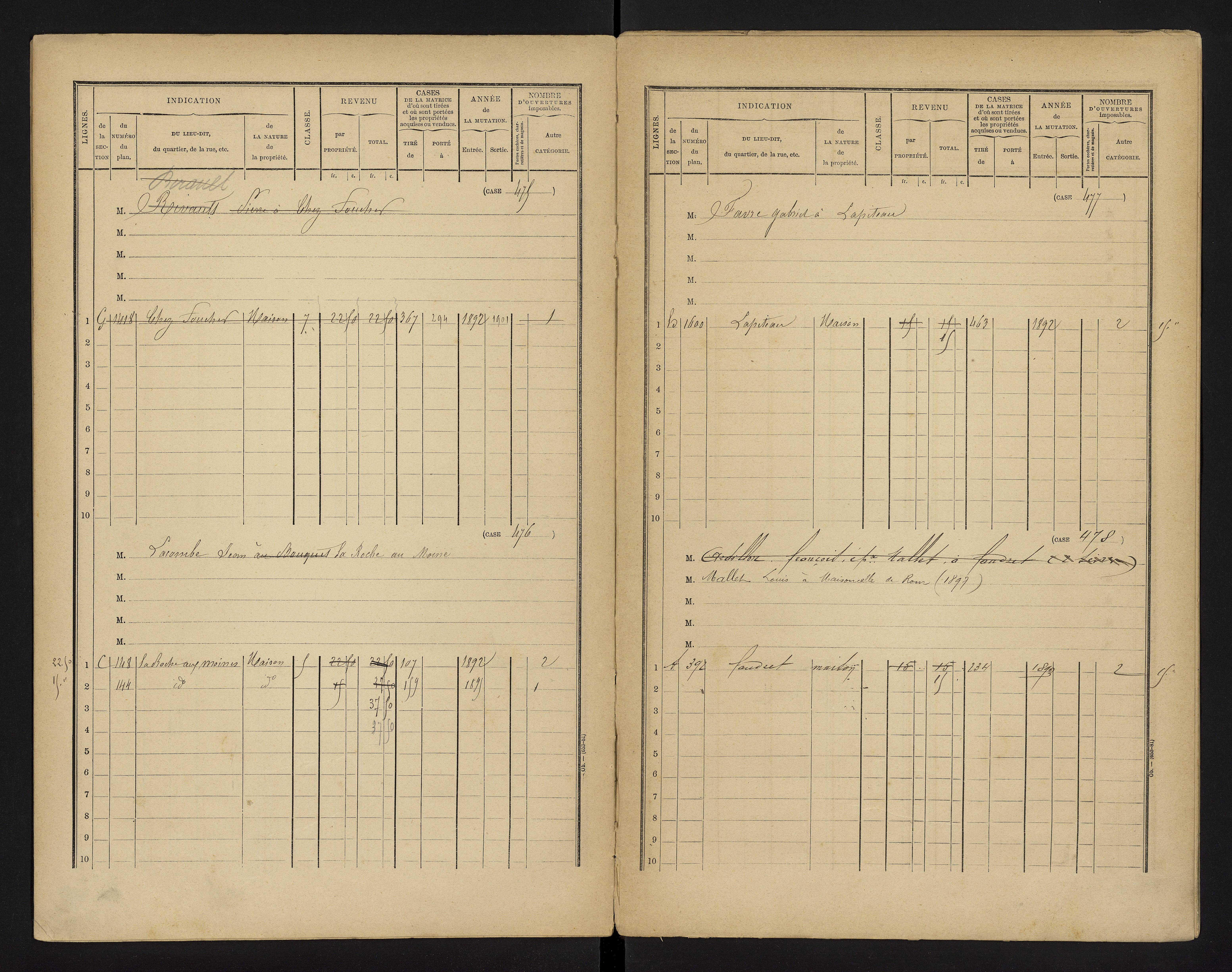Brux - FRAD086_cadastre Cases 1-570 