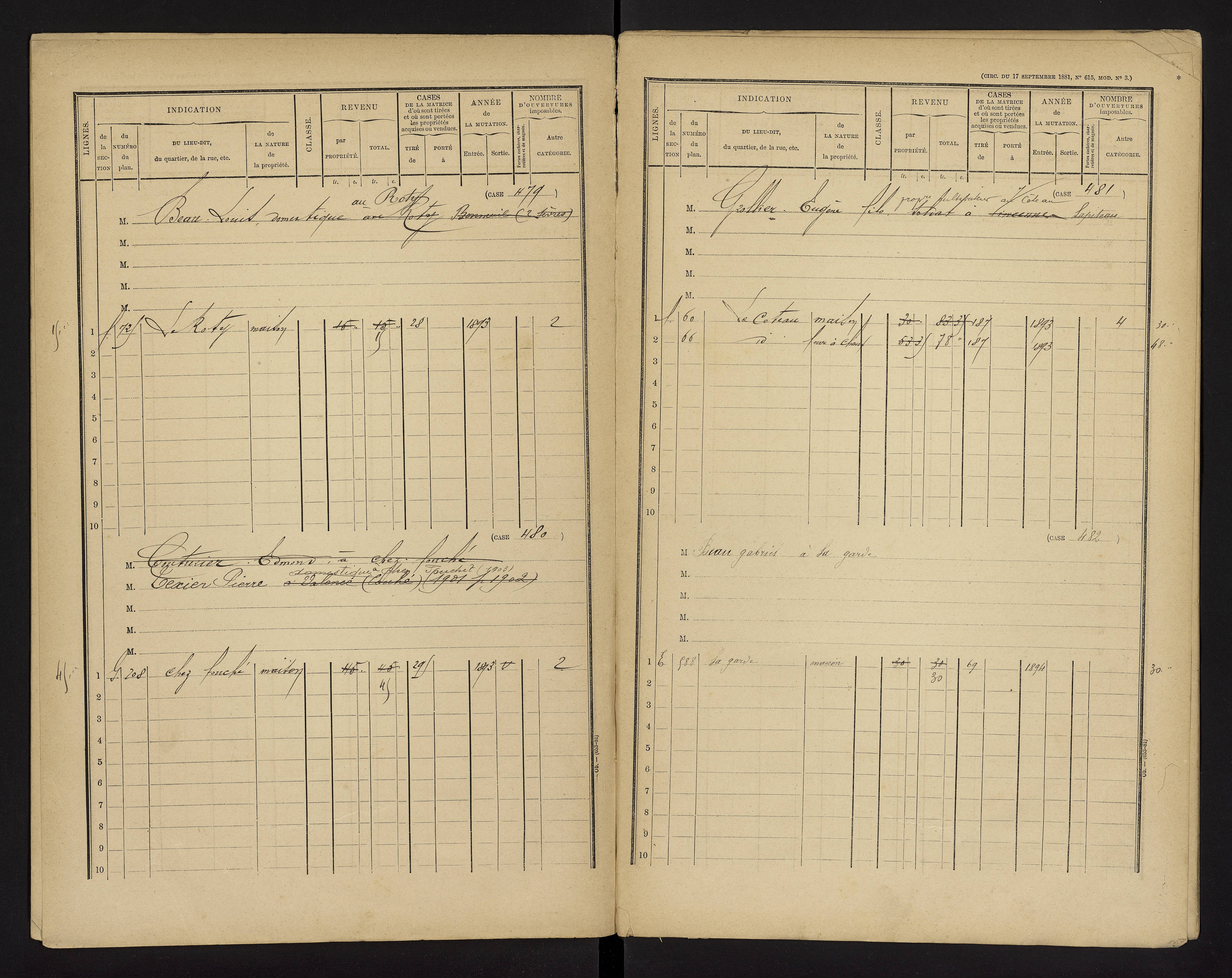 Brux - FRAD086_cadastre Cases 1-570 