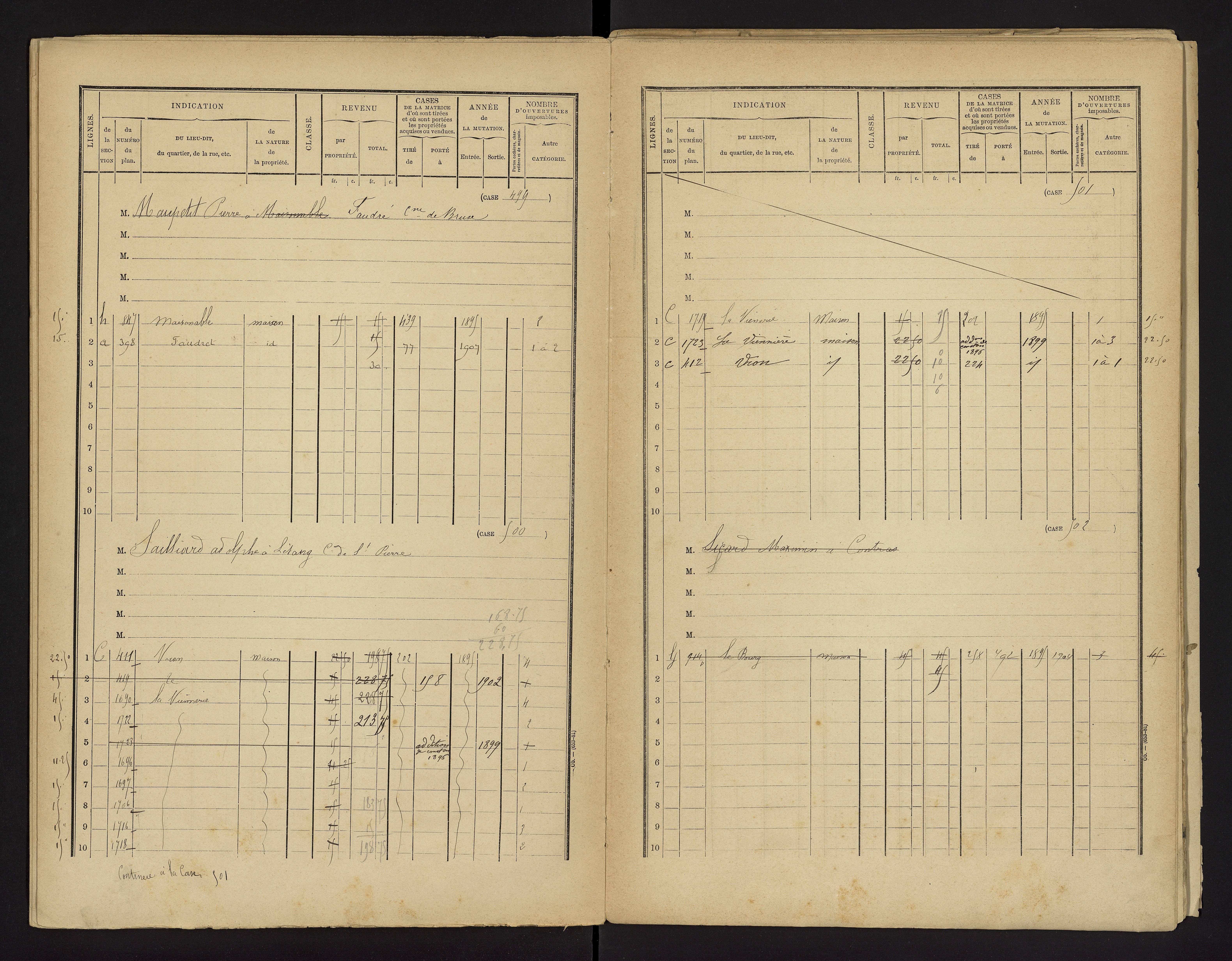Brux - FRAD086_cadastre Cases 1-570 