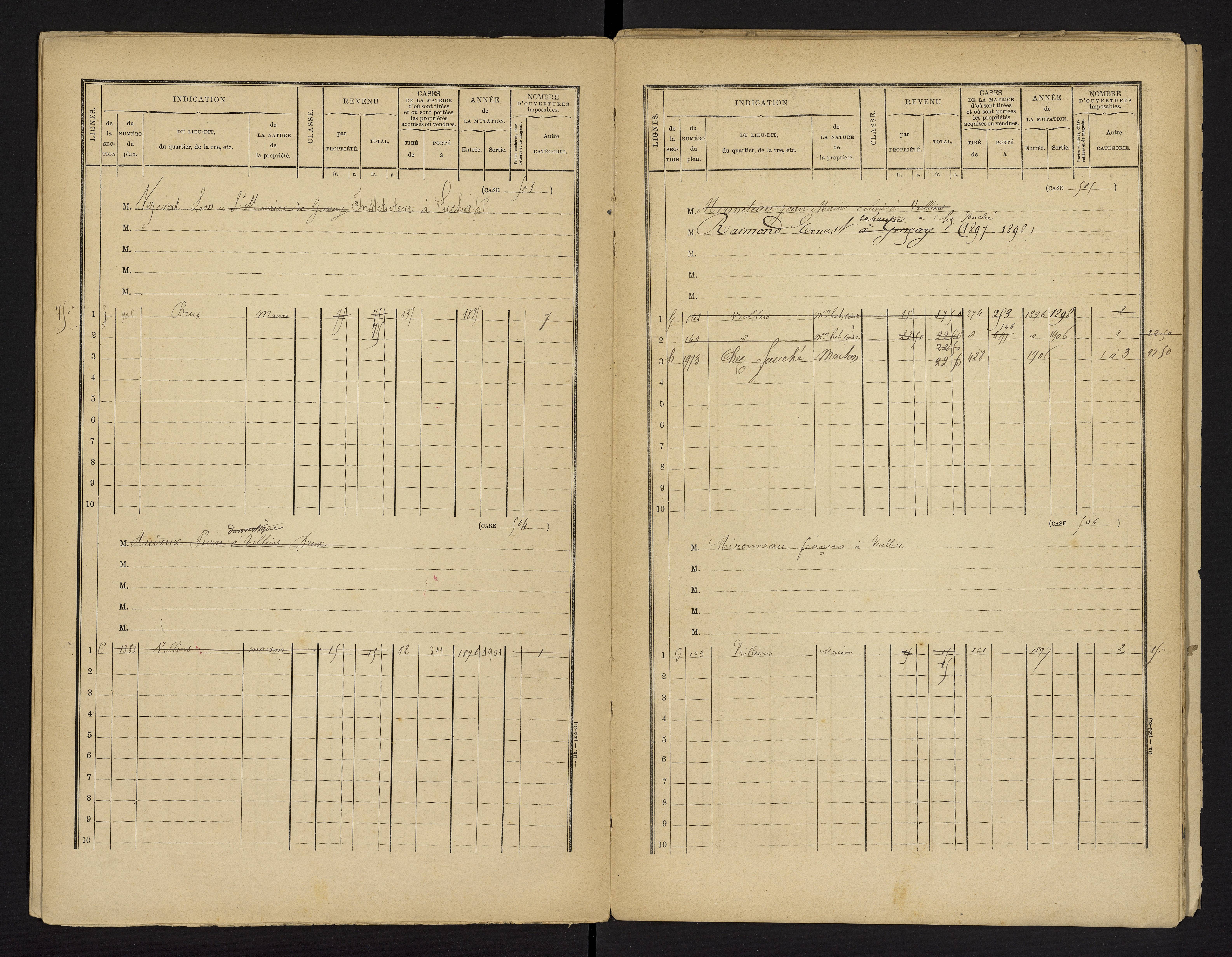 Brux - FRAD086_cadastre Cases 1-570 