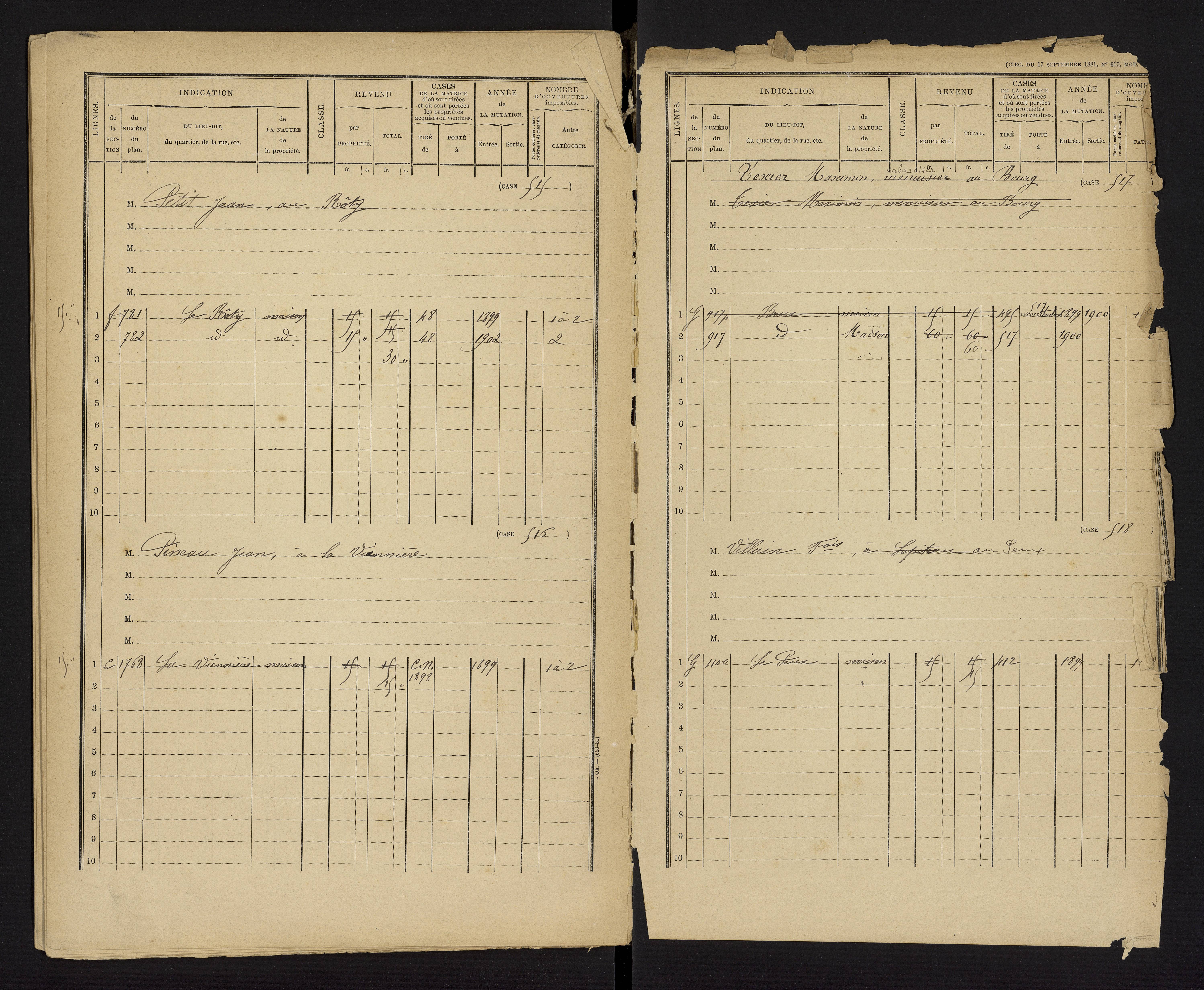 Brux - FRAD086_cadastre Cases 1-570 