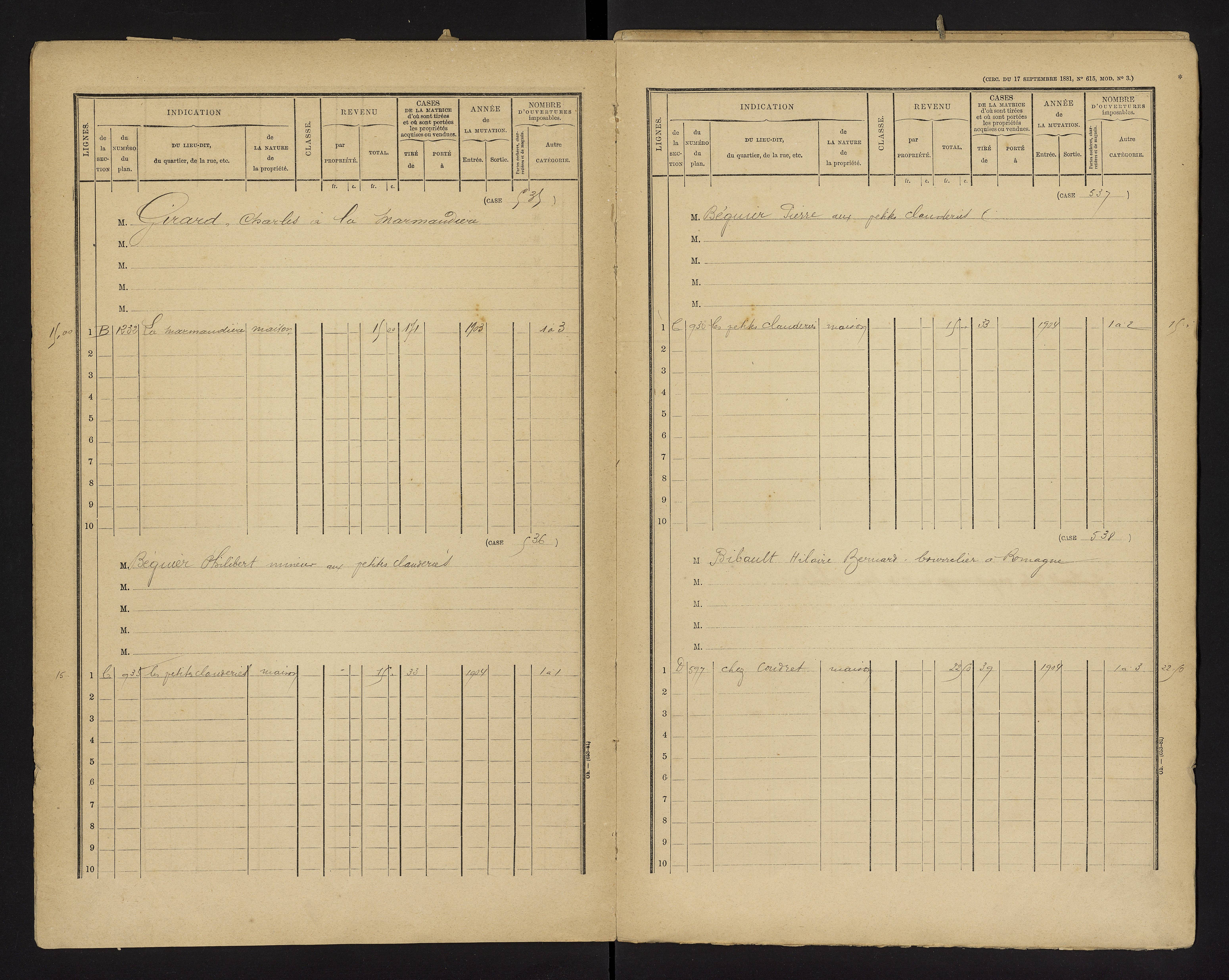 Brux - FRAD086_cadastre Cases 1-570 