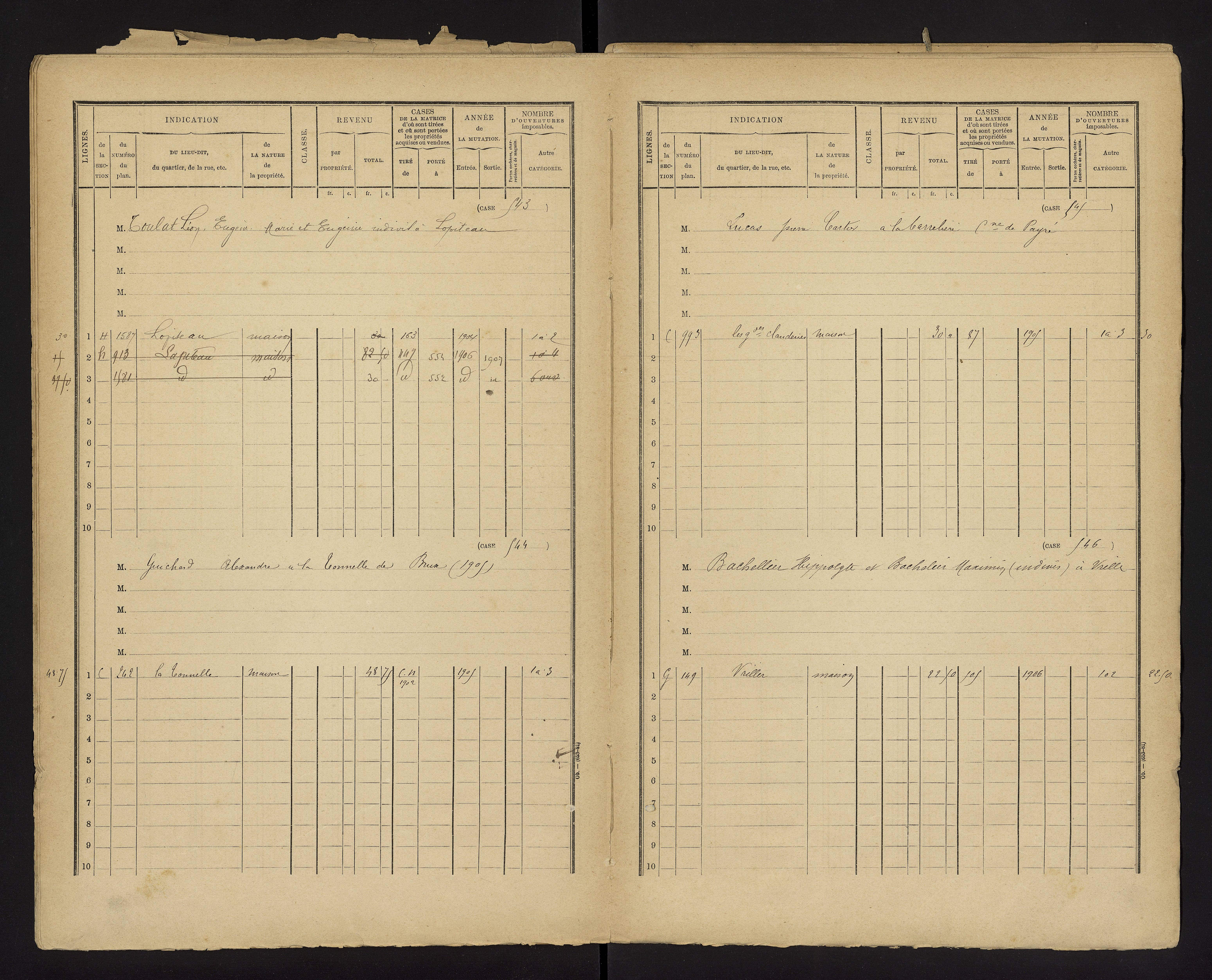 Brux - FRAD086_cadastre Cases 1-570 