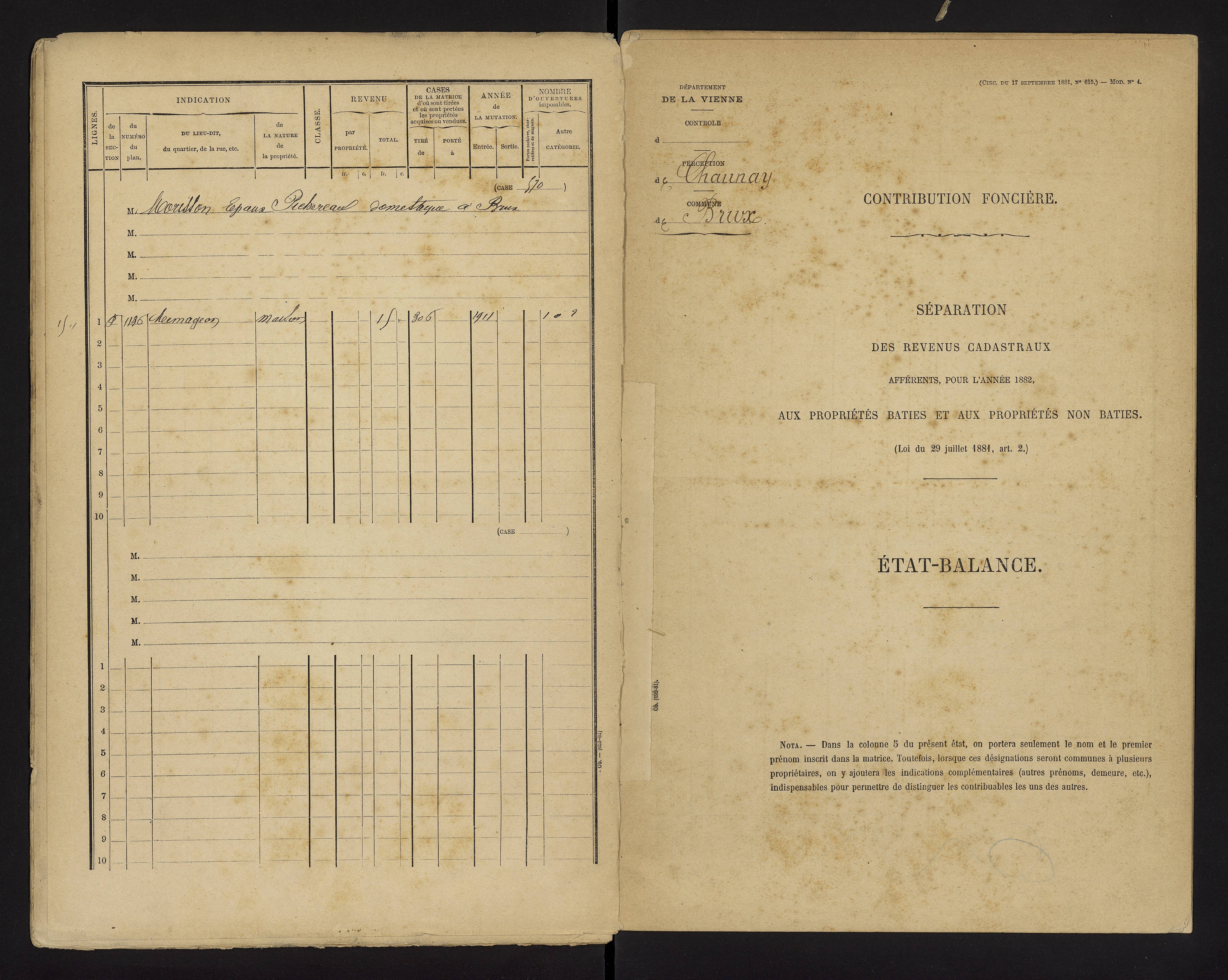 Brux - FRAD086_cadastre Cases 1-570 