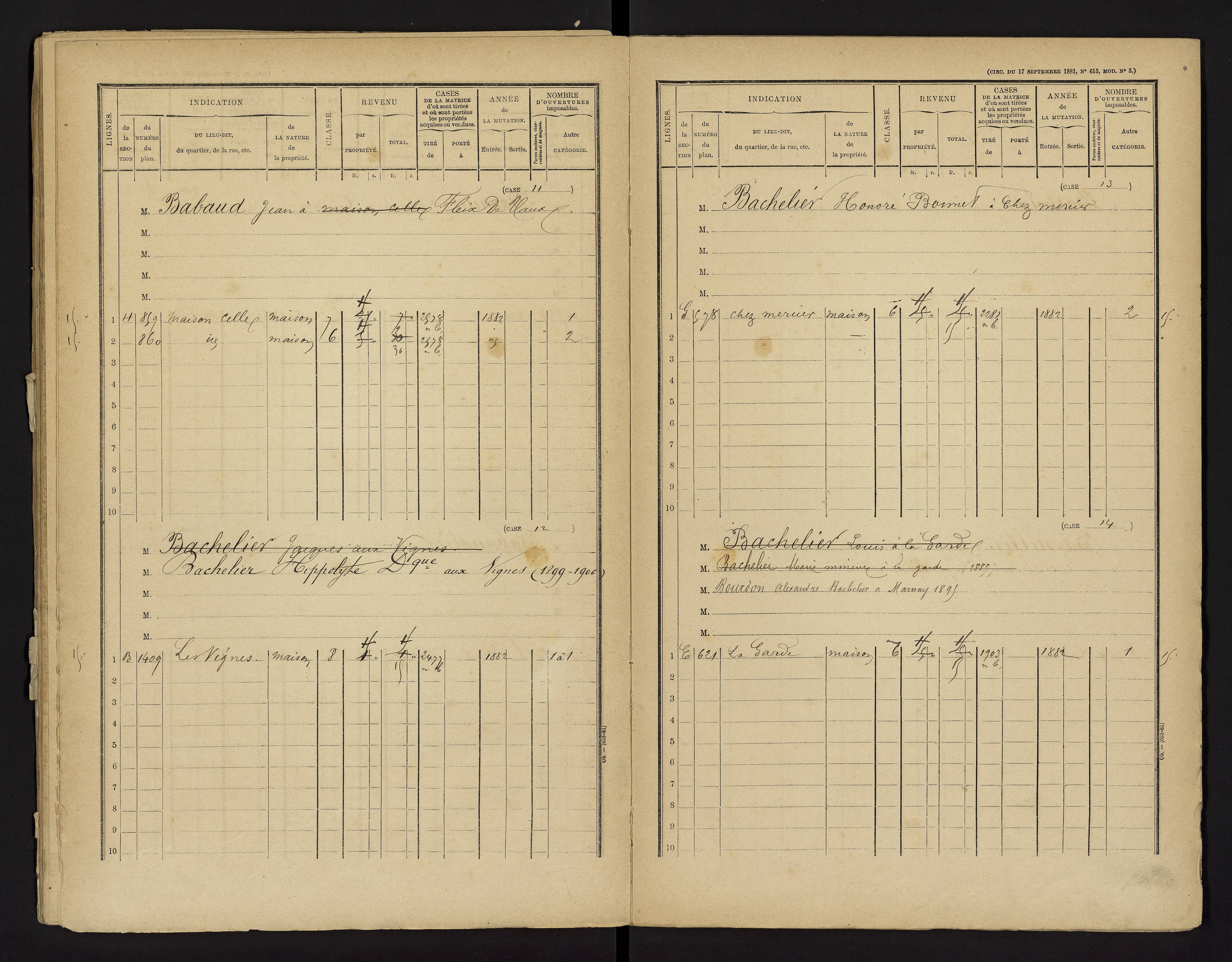 Brux - FRAD086_cadastre Cases 1-570 