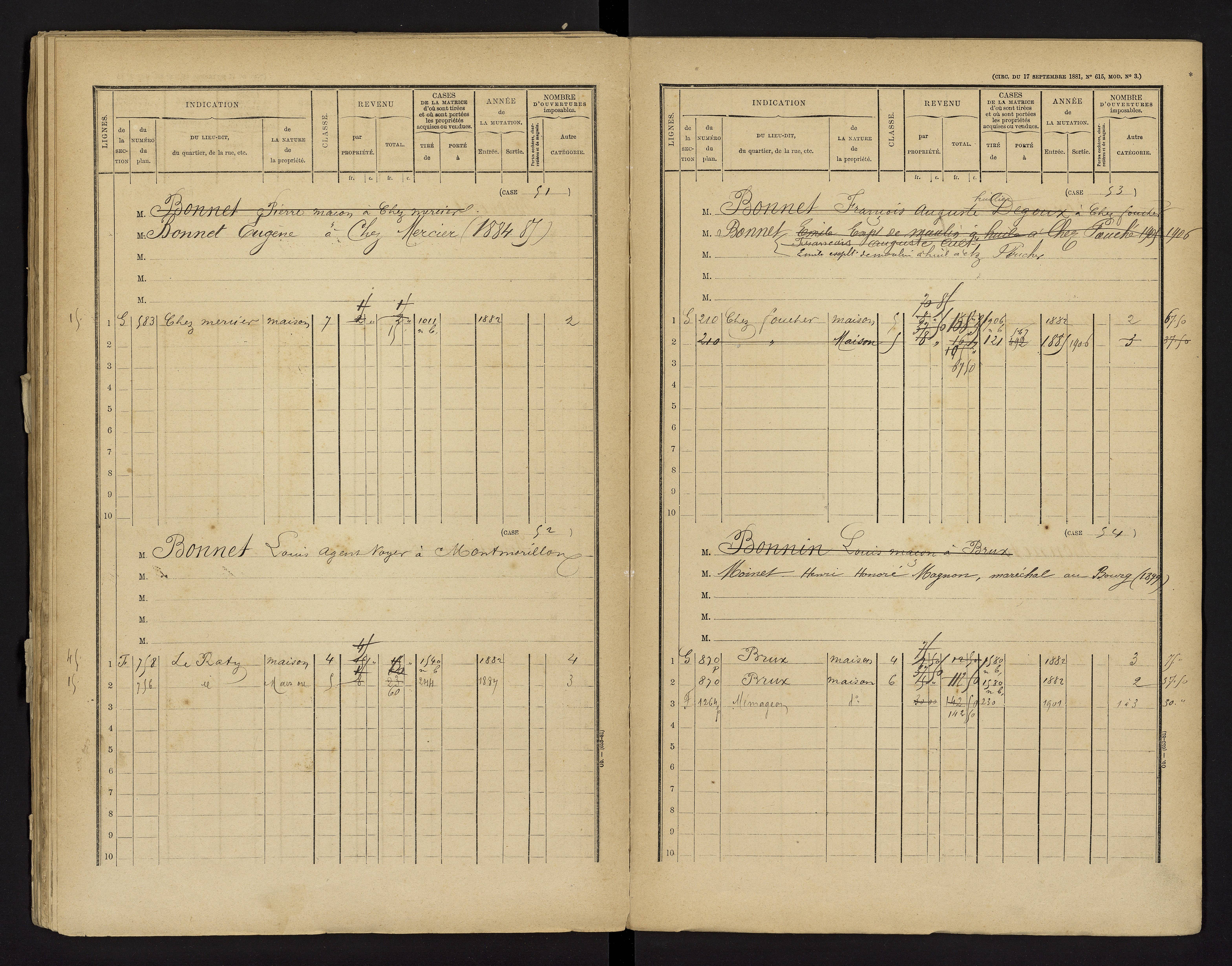 Brux - FRAD086_cadastre Cases 1-570 