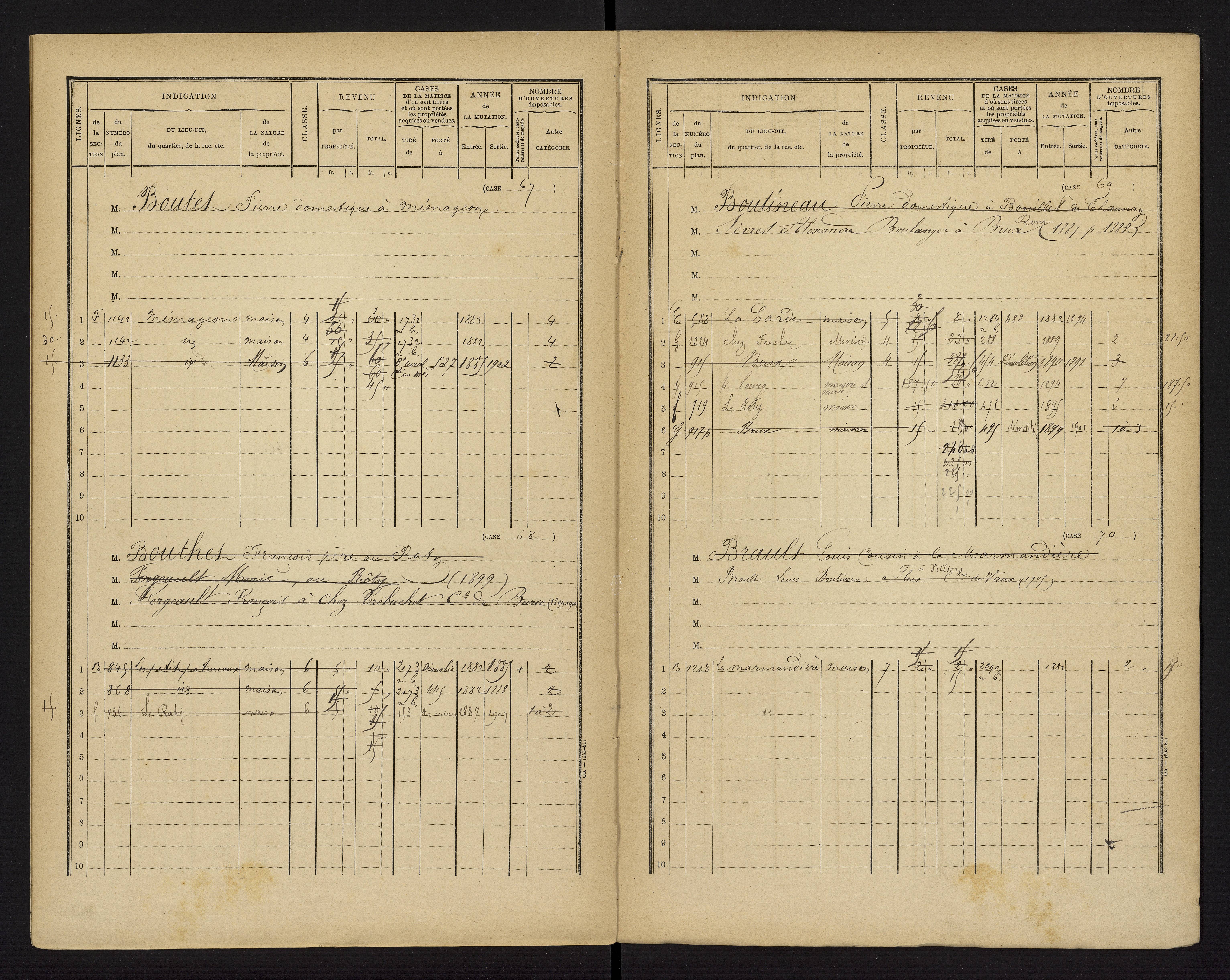 Brux - FRAD086_cadastre Cases 1-570 