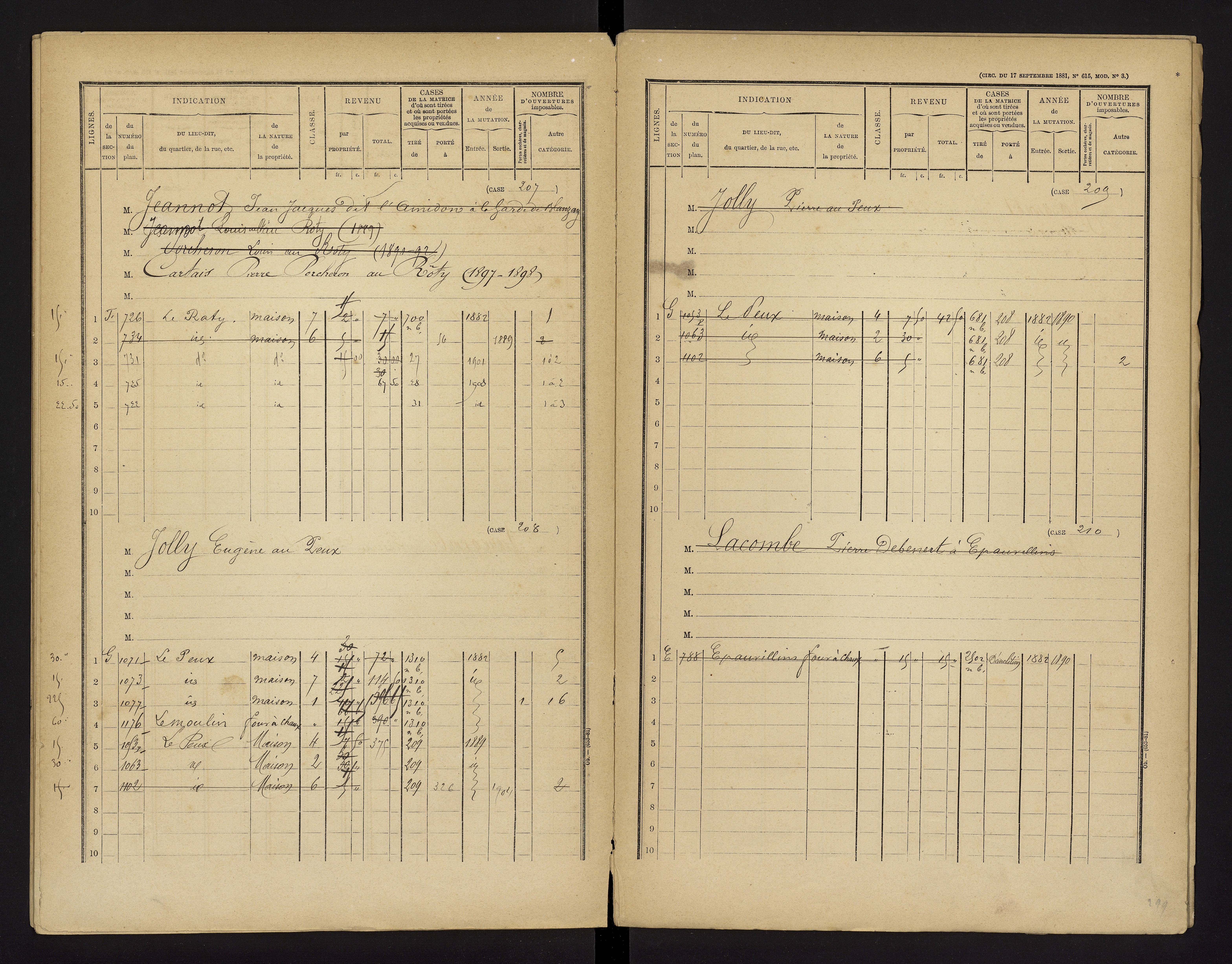 Brux - FRAD086_cadastre Cases 1-570 