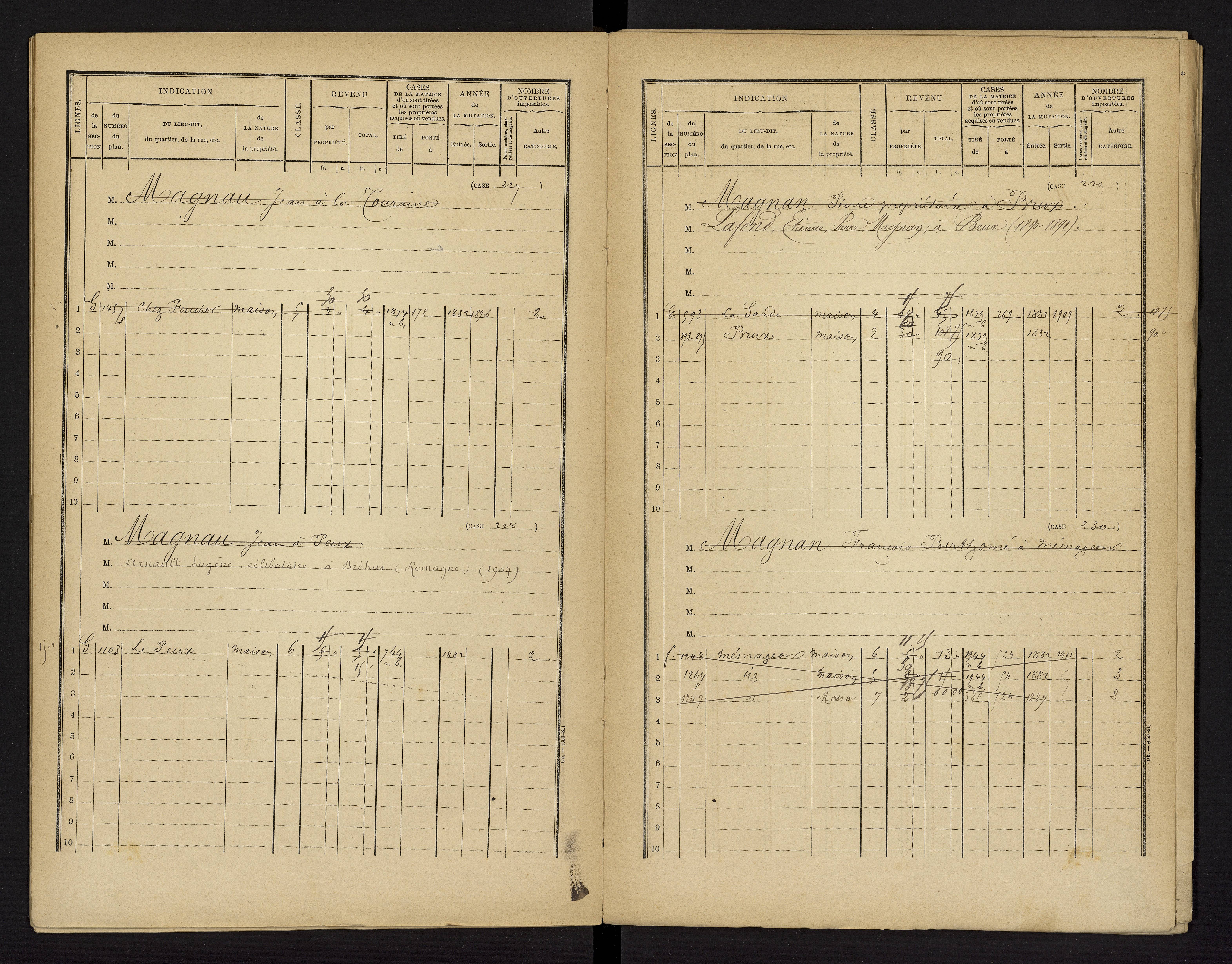 Brux - FRAD086_cadastre Cases 1-570 