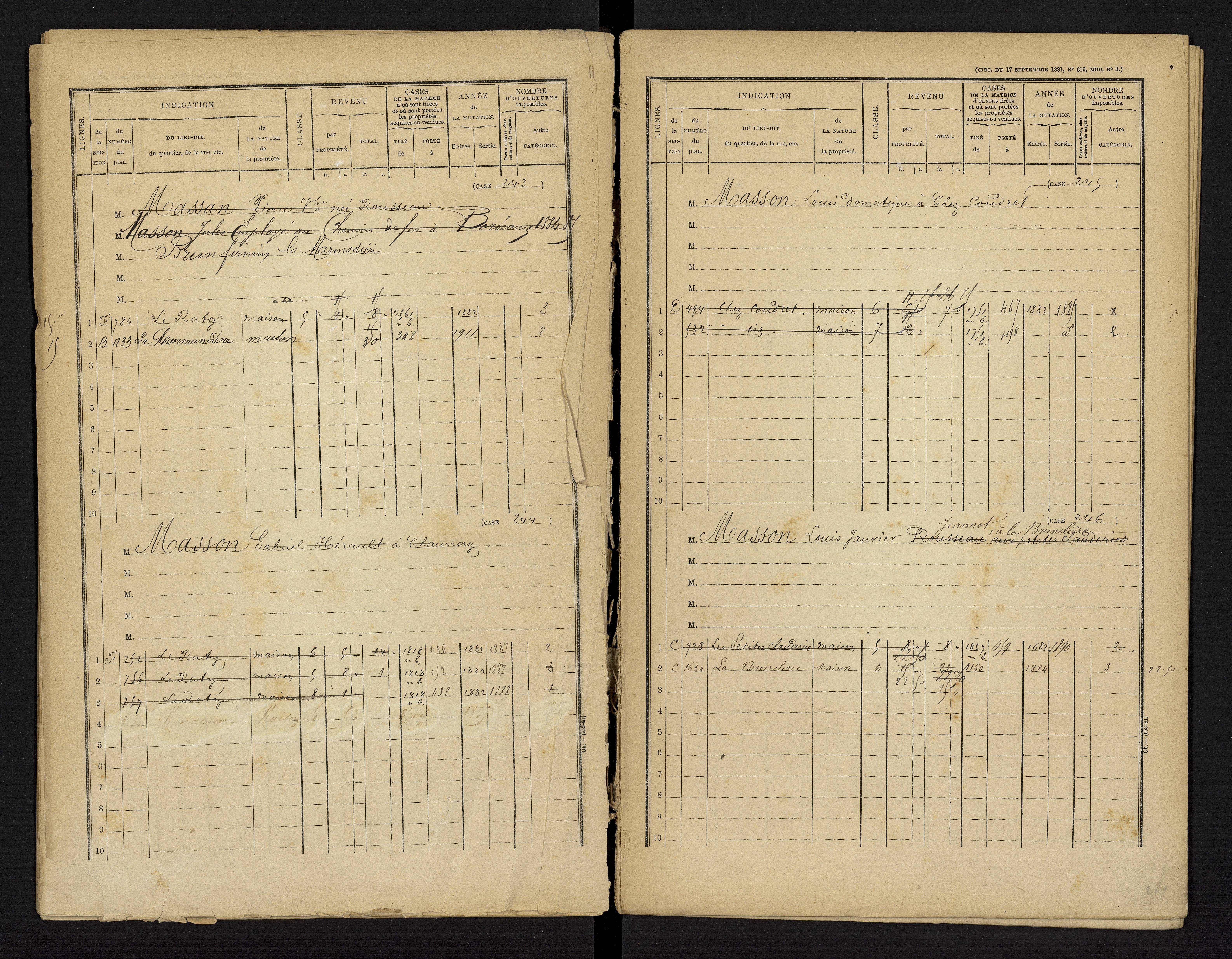 Brux - FRAD086_cadastre Cases 1-570 
