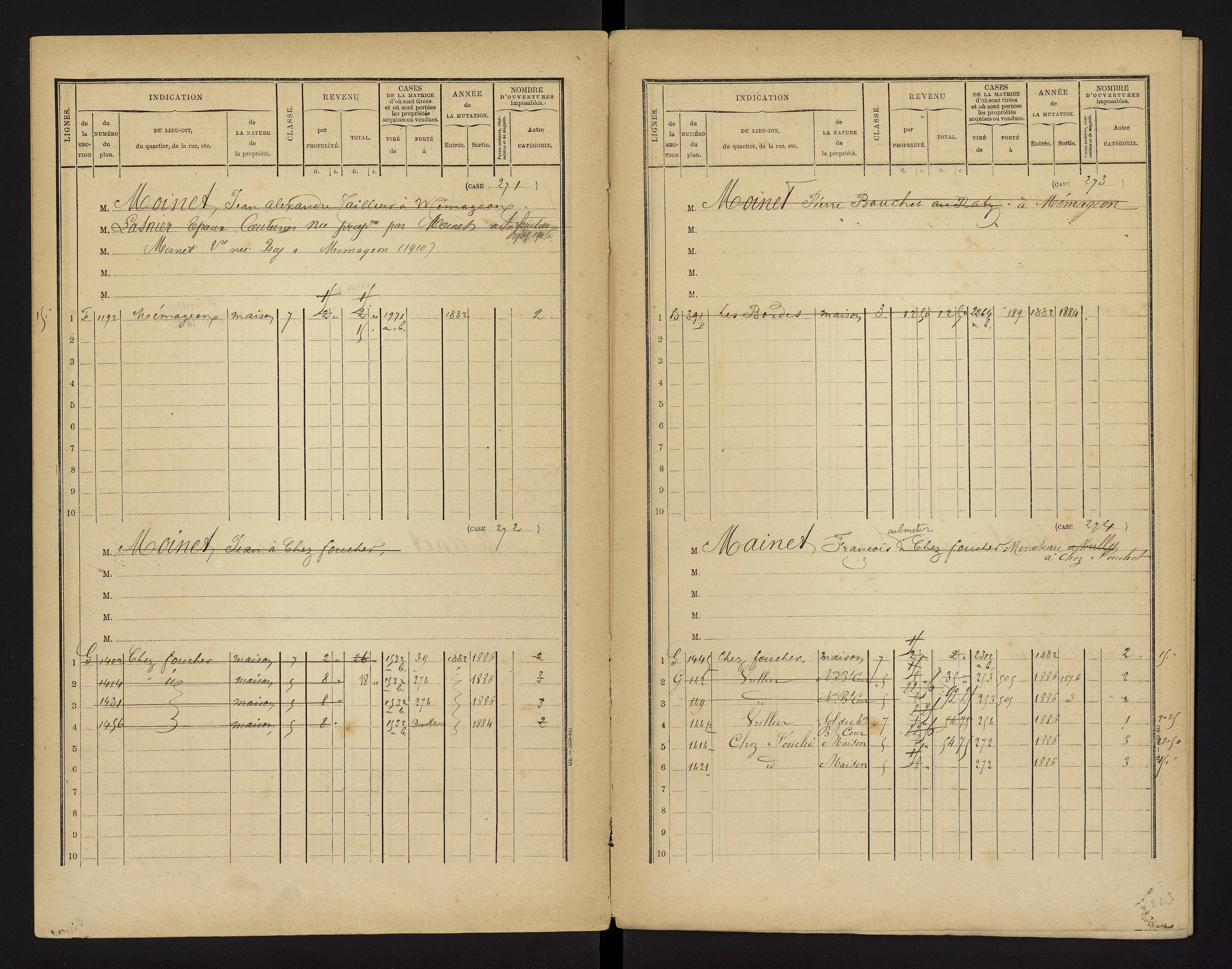 Brux - FRAD086_cadastre Cases 1-570 