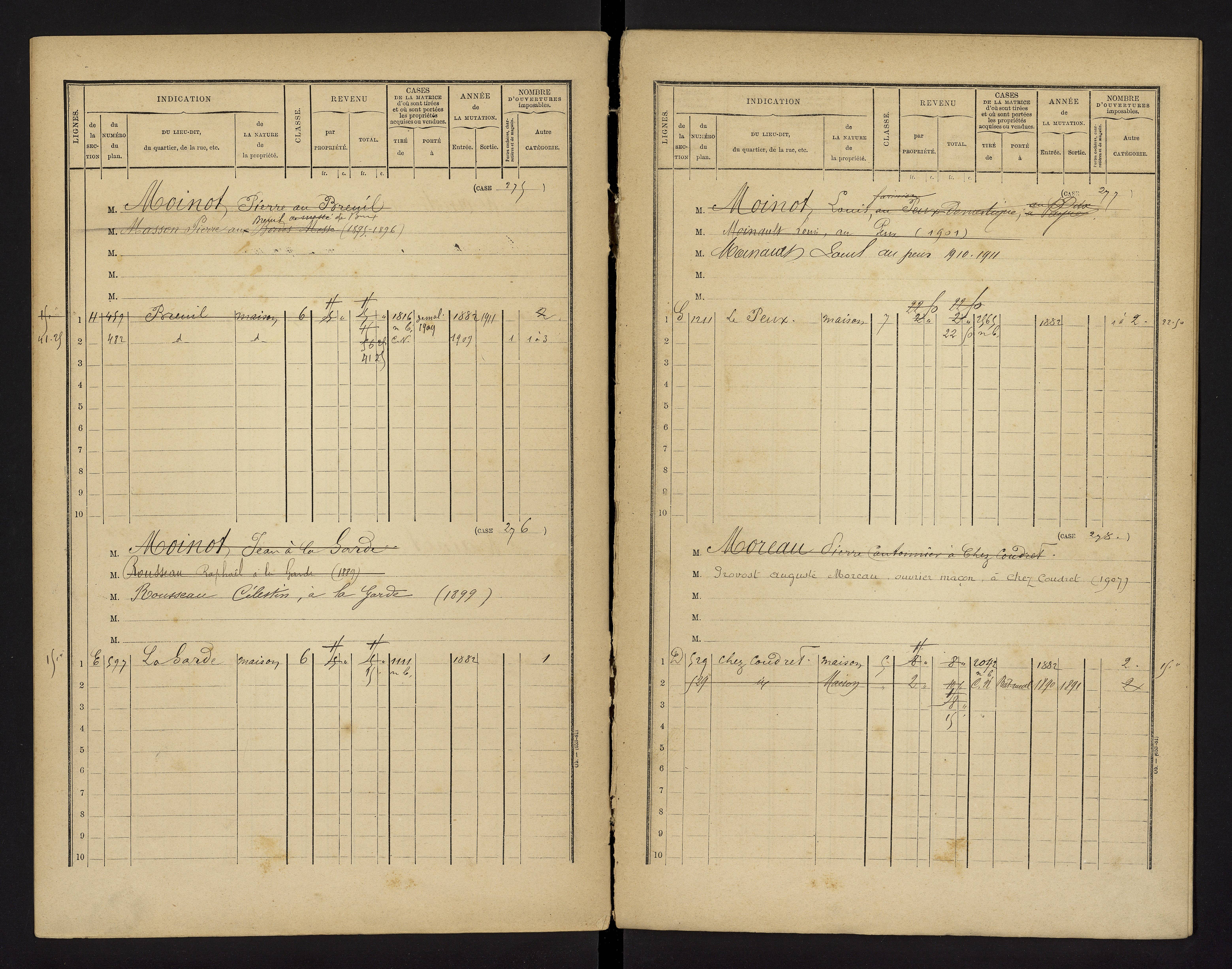 Brux - FRAD086_cadastre Cases 1-570 