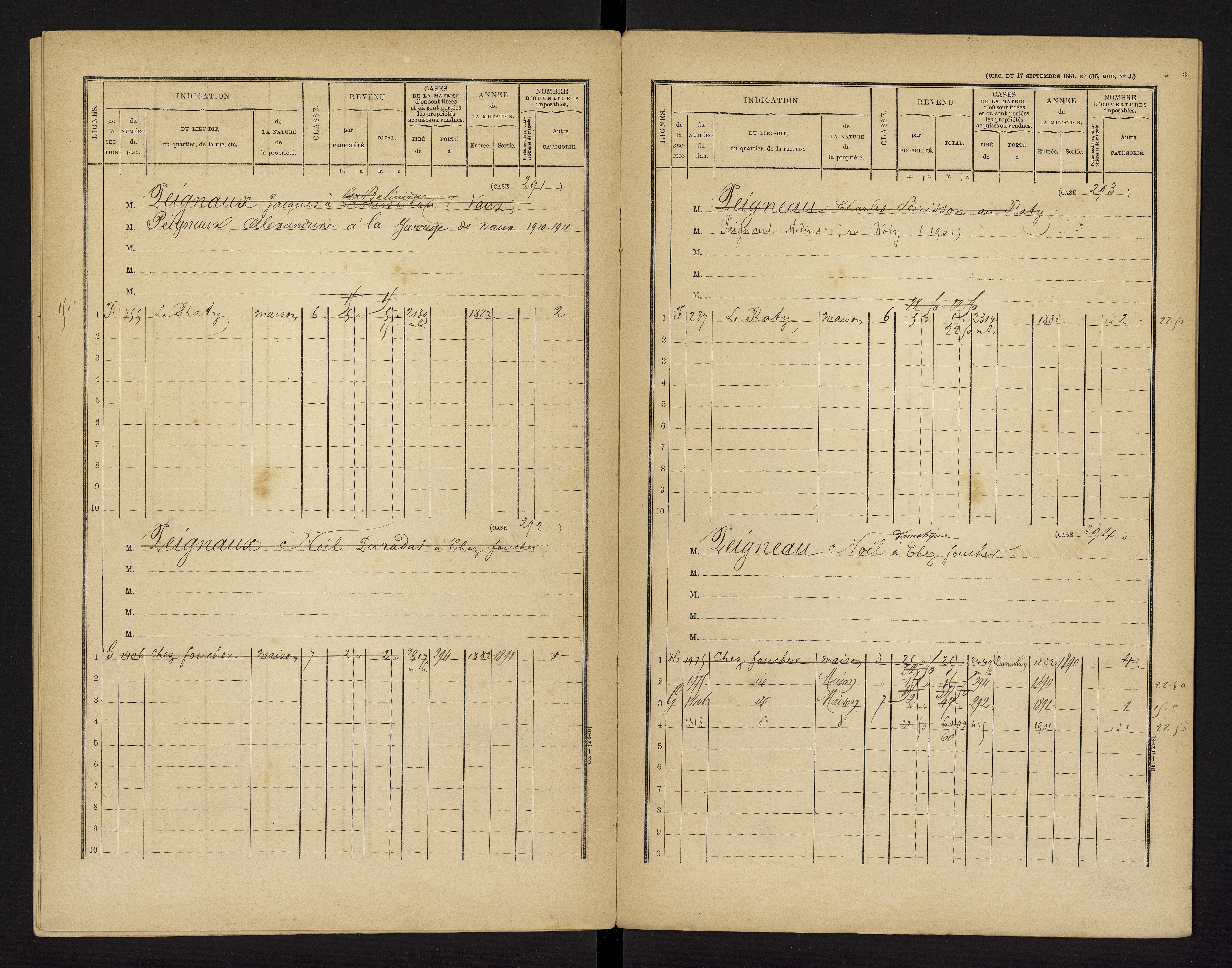 Brux - FRAD086_cadastre Cases 1-570 