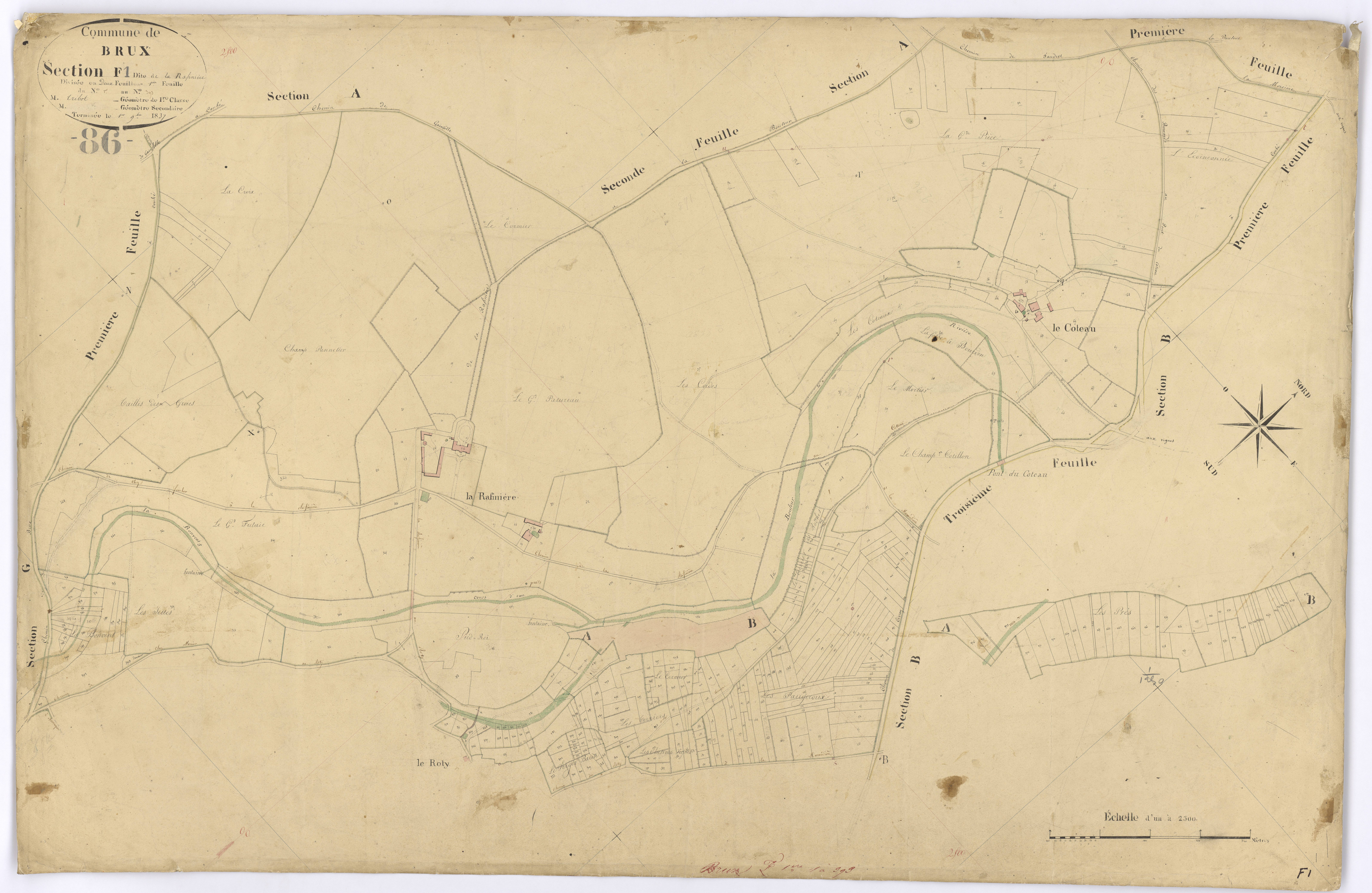 Brux - FRAD086_cadastre Plans 