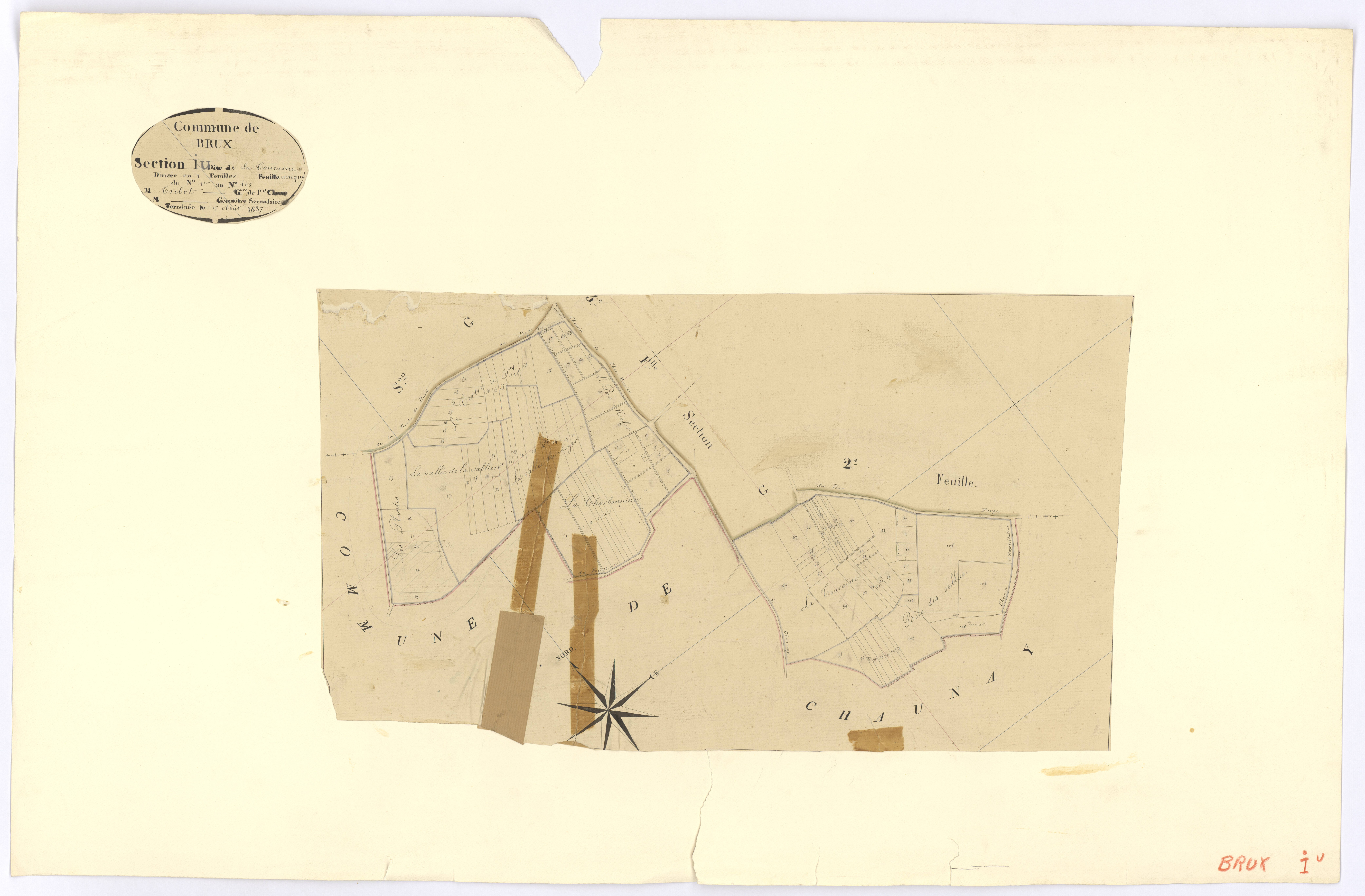 Brux - FRAD086_cadastre Plans 