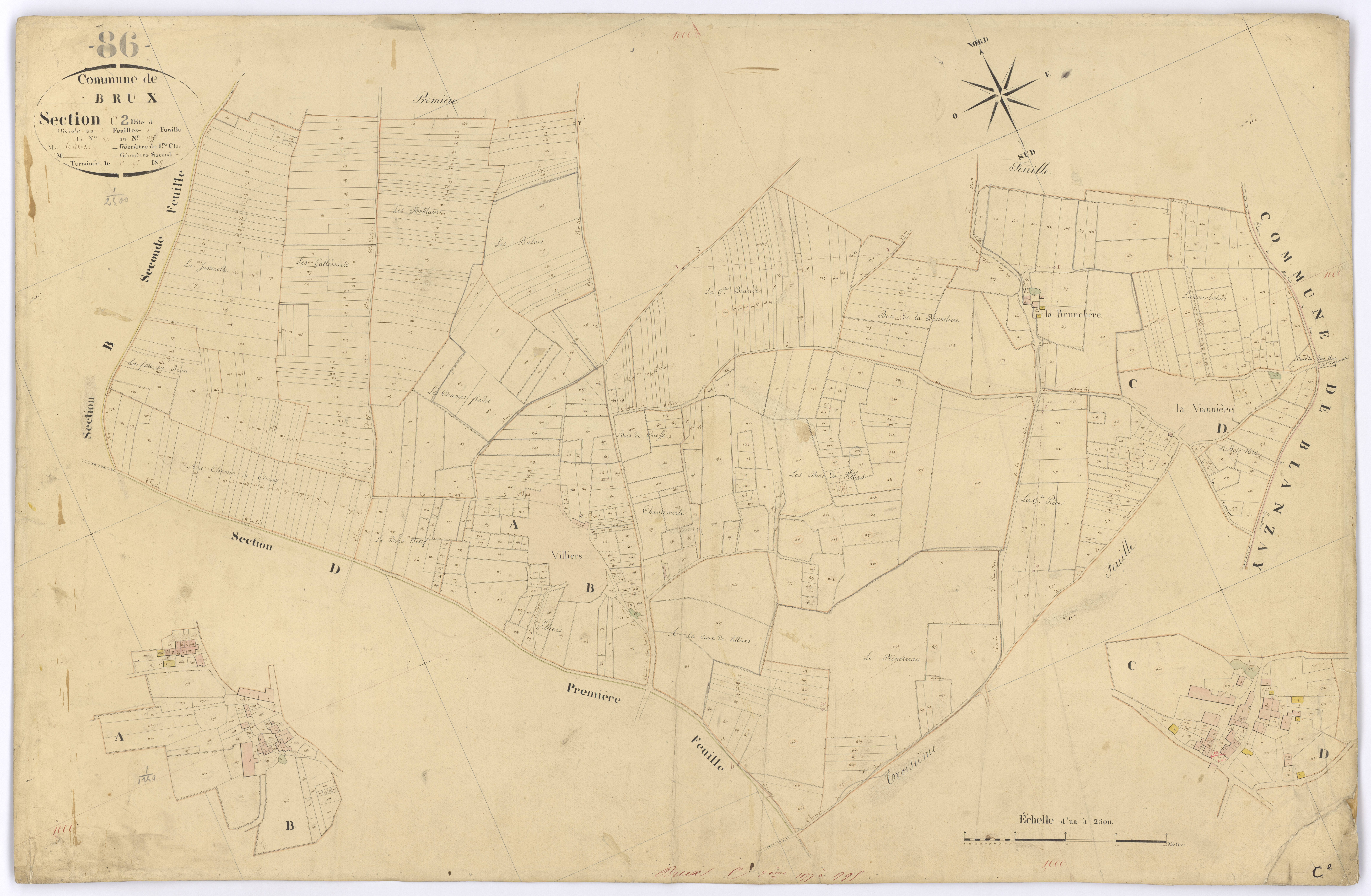 Brux - FRAD086_cadastre Plans 