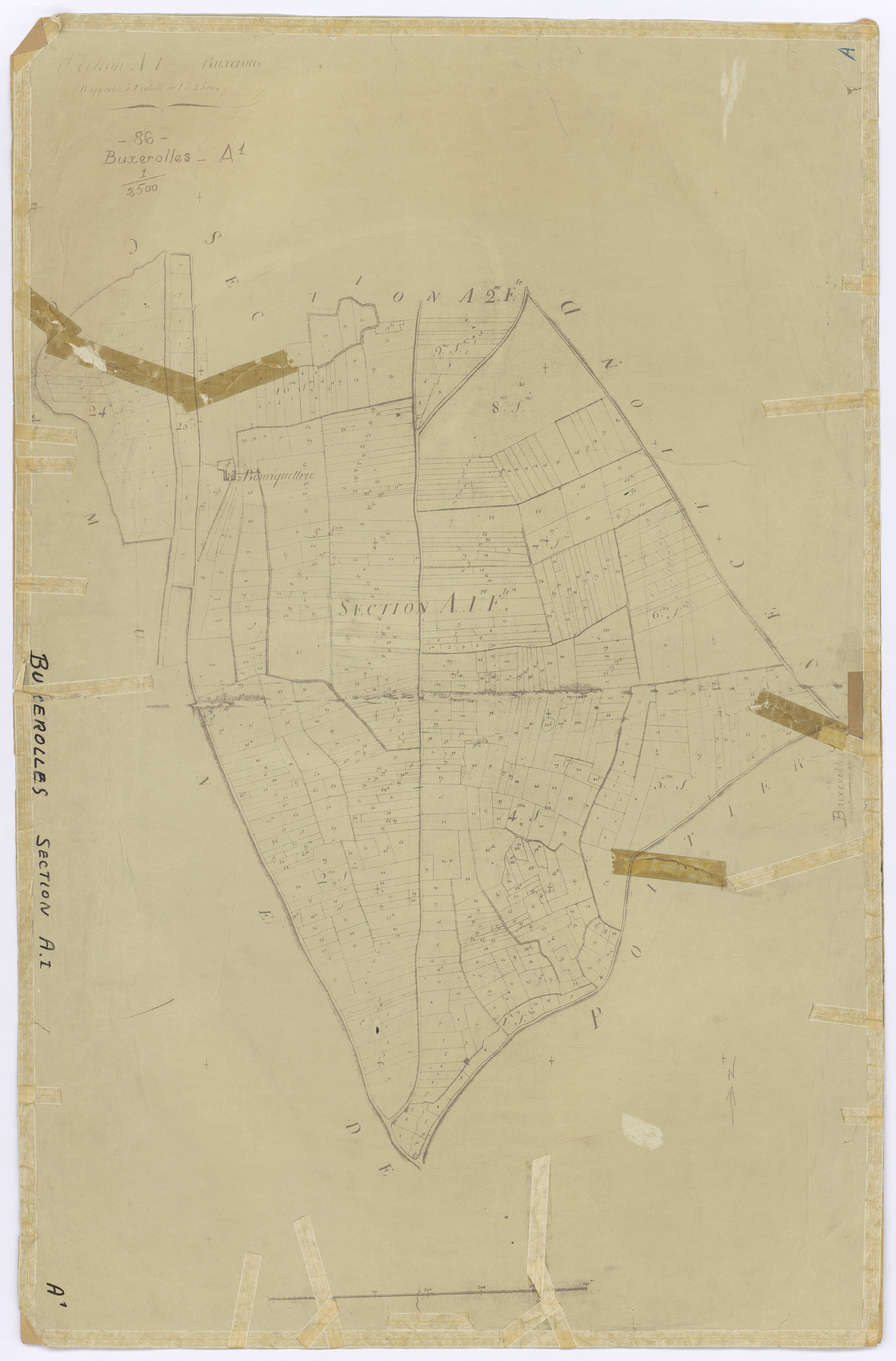 Buxerolles - FRAD086_cadastre Plans 