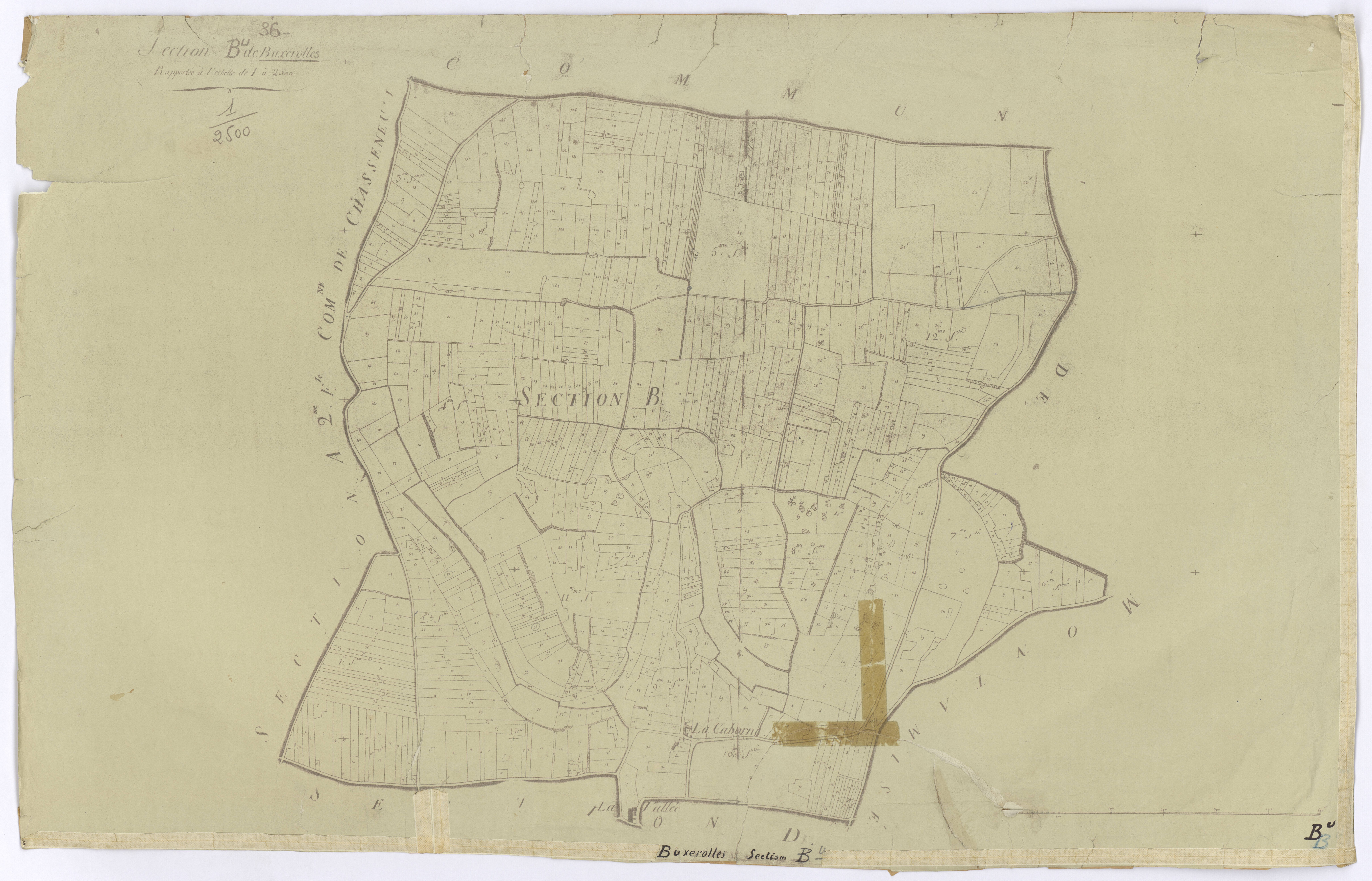Buxerolles - FRAD086_cadastre Plans 