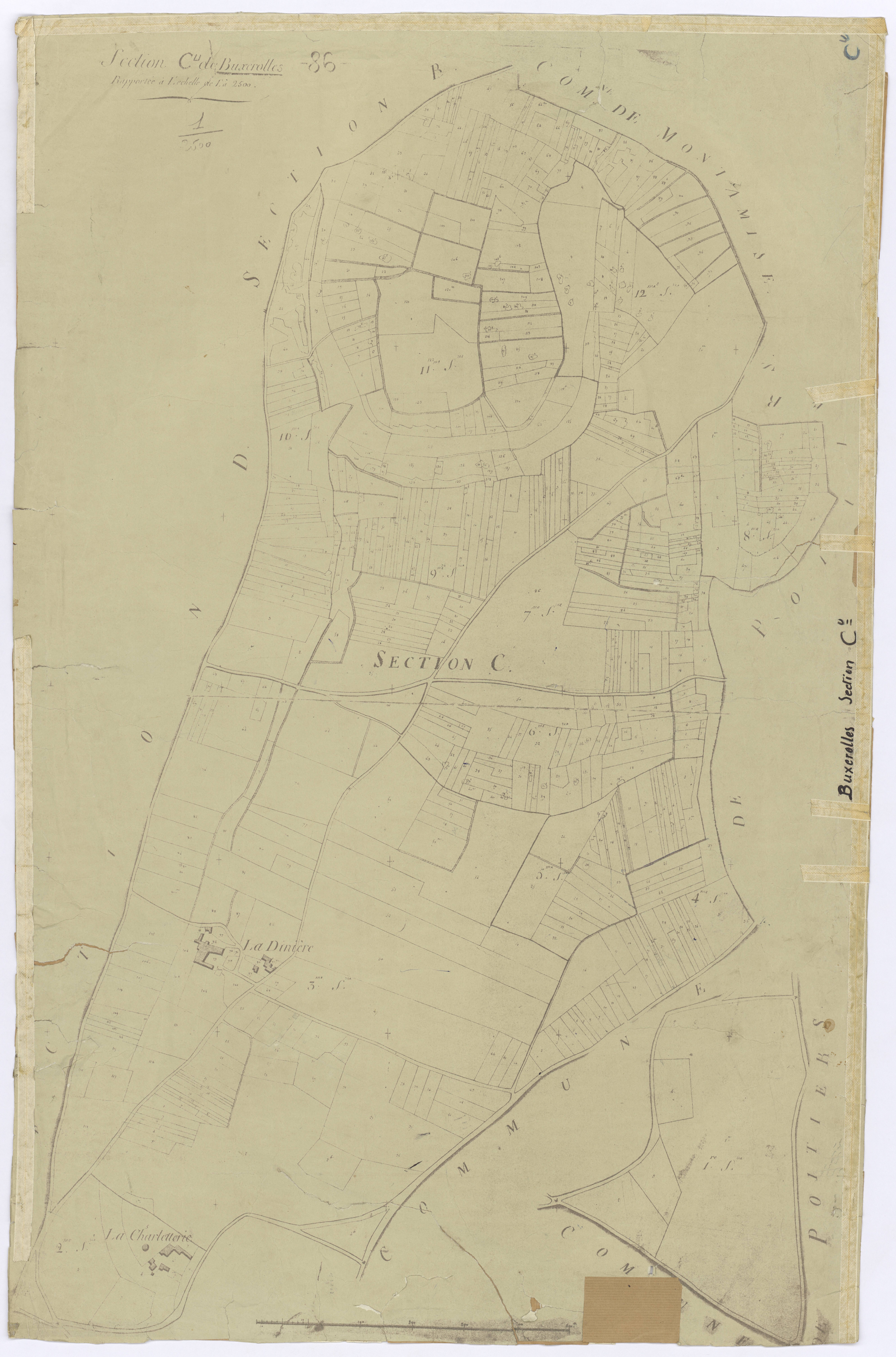Buxerolles - FRAD086_cadastre Plans 