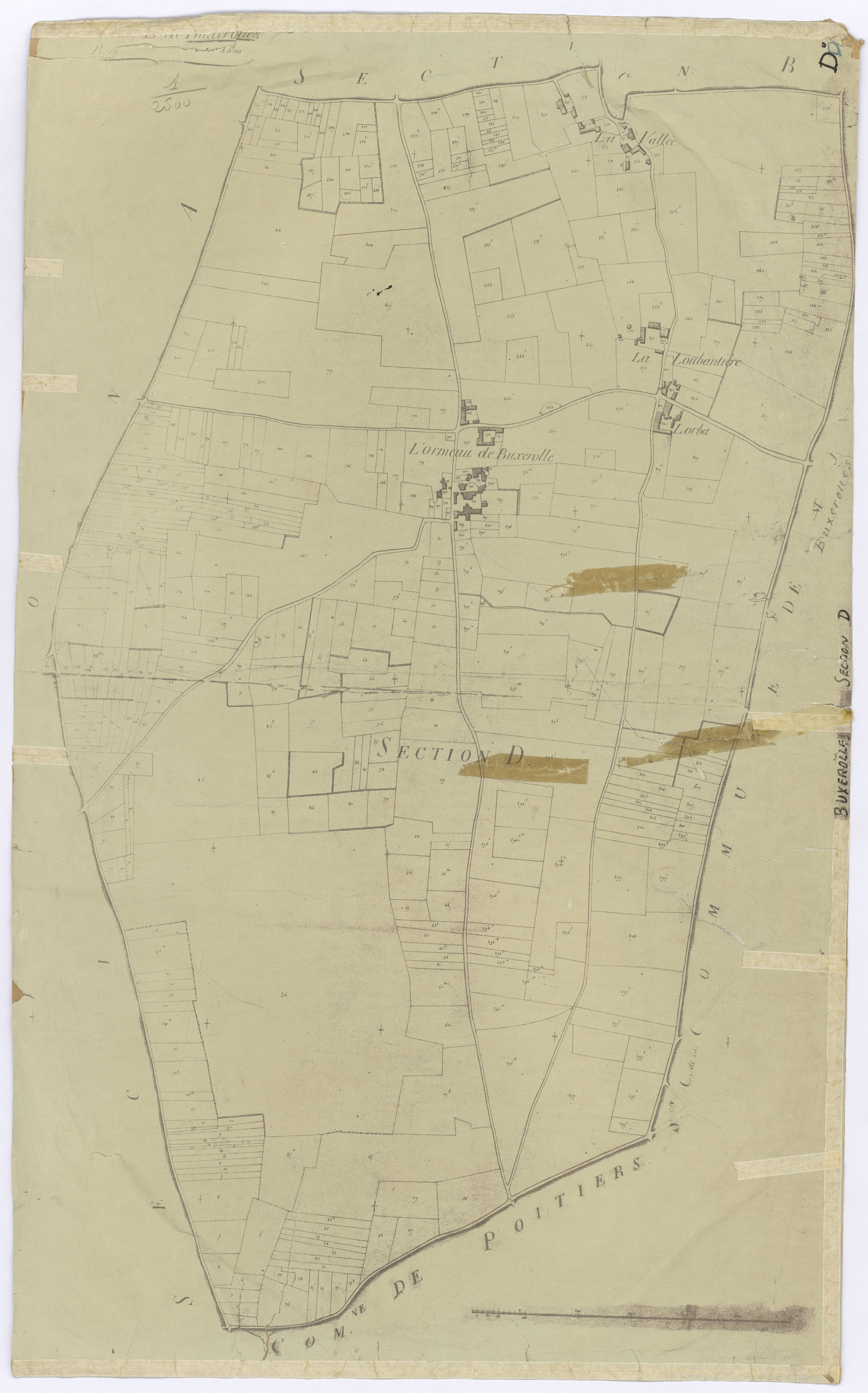 Buxerolles - FRAD086_cadastre Plans 