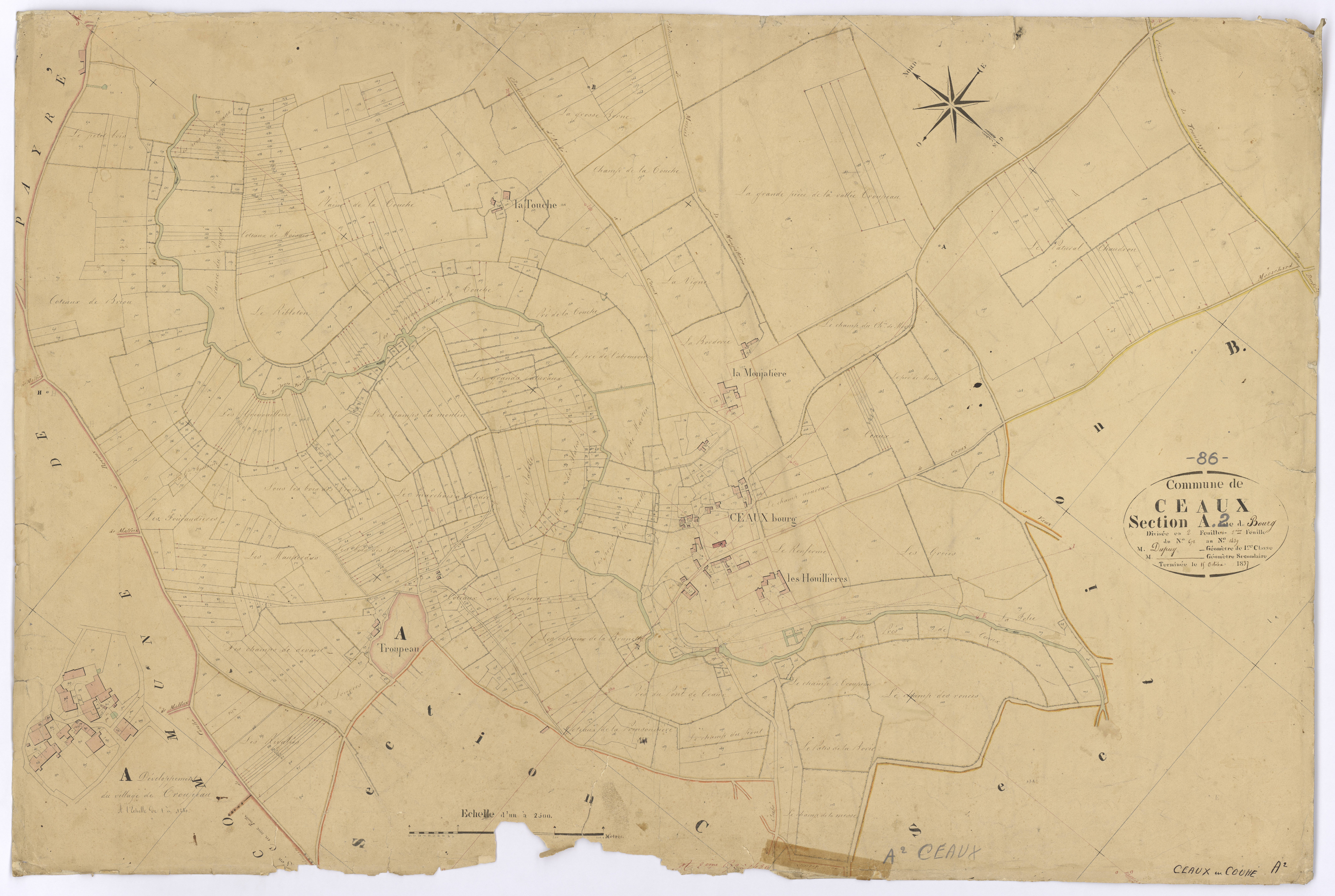 Ceaux-en-Couhé - FRAD086_cadastre Plans 