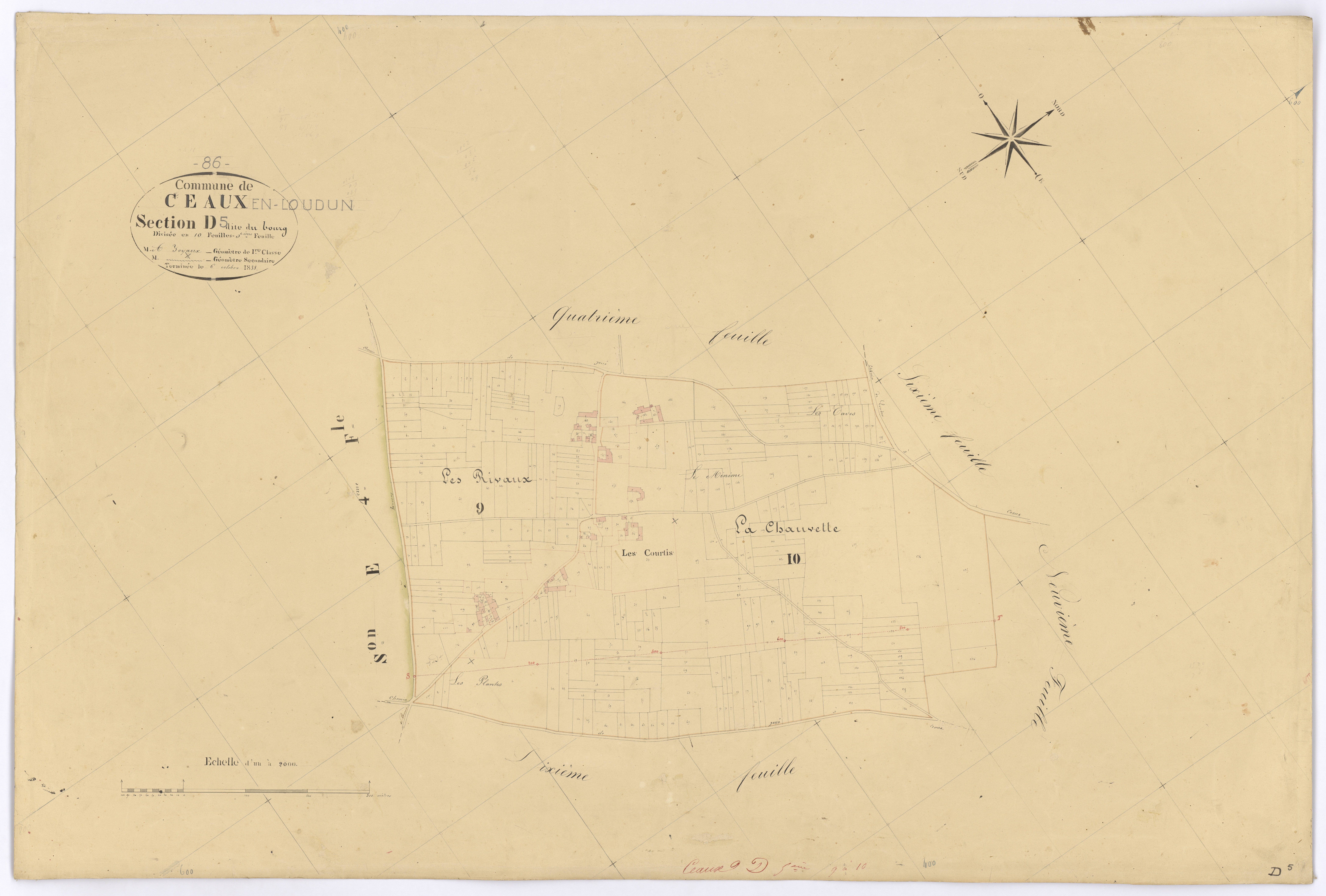 Ceaux-en-Loudun - FRAD086_cadastre Plans 