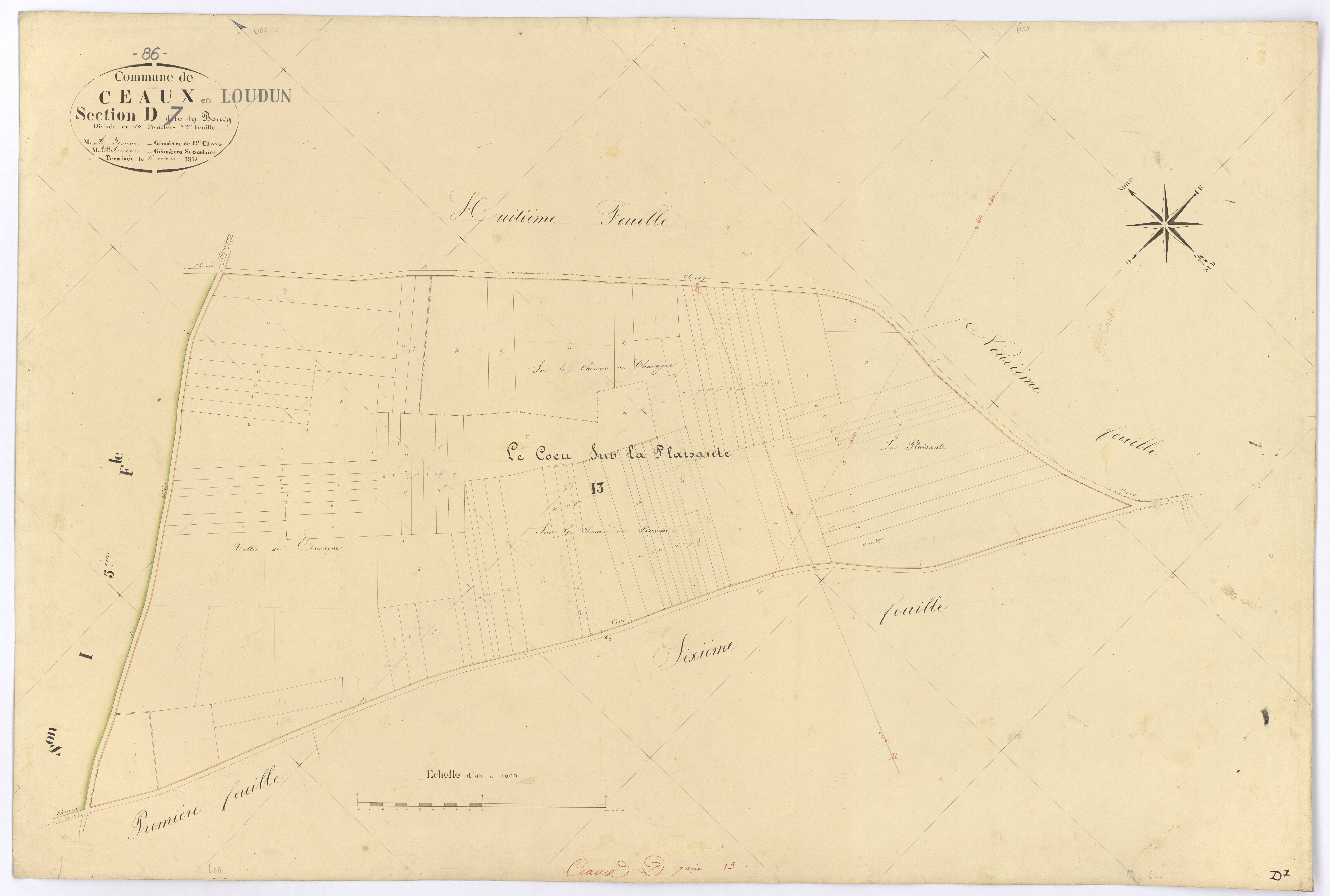 Ceaux-en-Loudun - FRAD086_cadastre Plans 