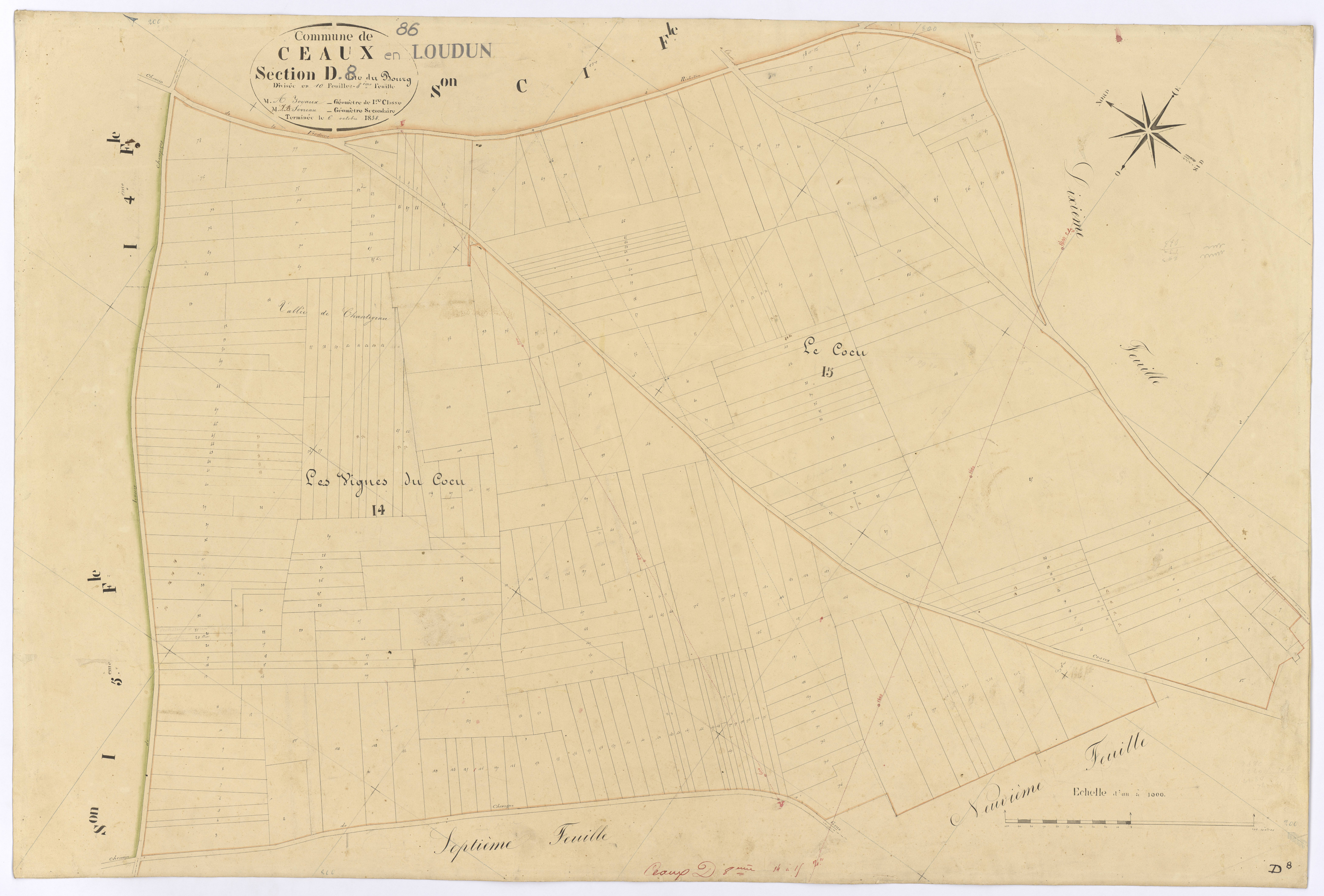 Ceaux-en-Loudun - FRAD086_cadastre Plans 