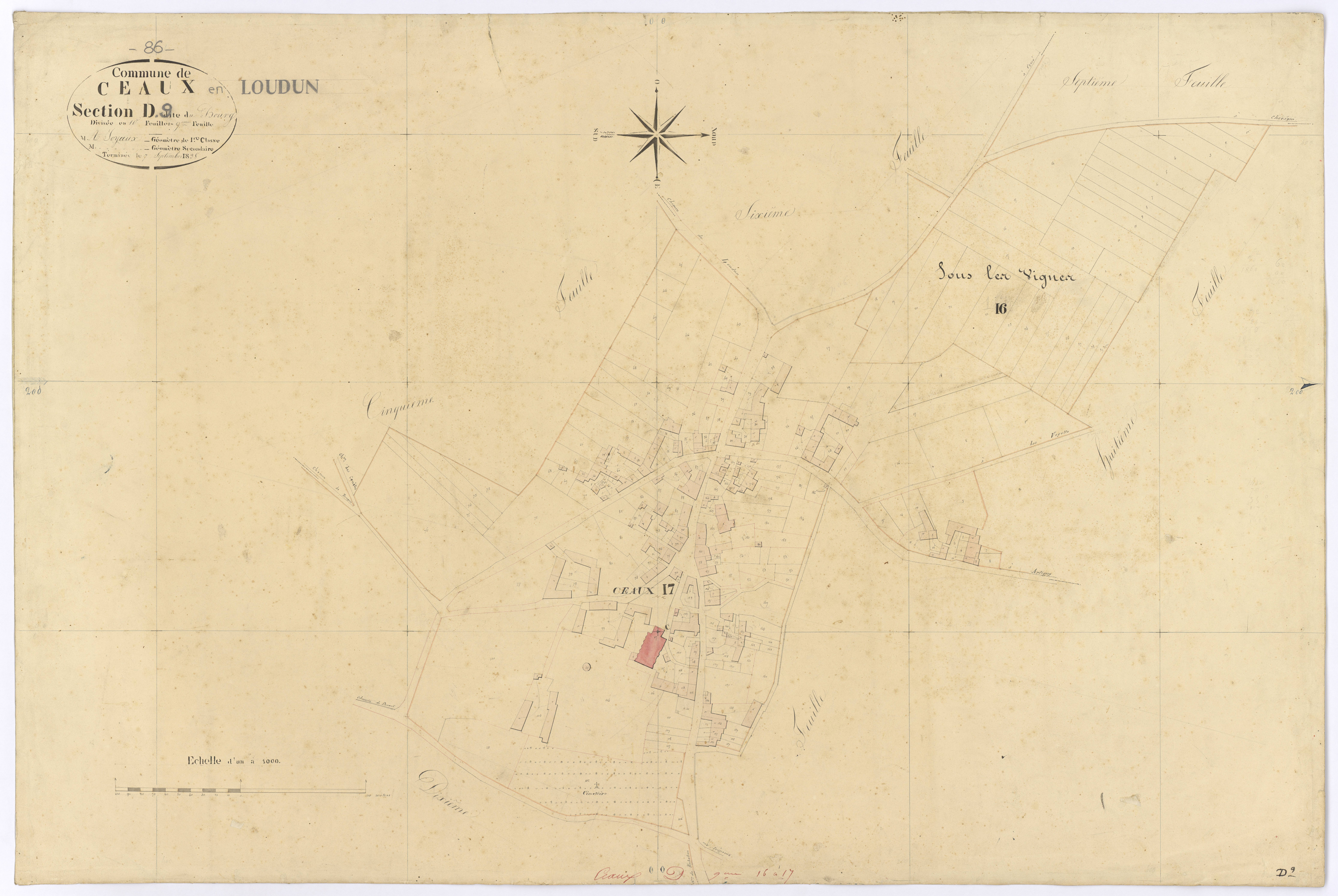Ceaux-en-Loudun - FRAD086_cadastre Plans 