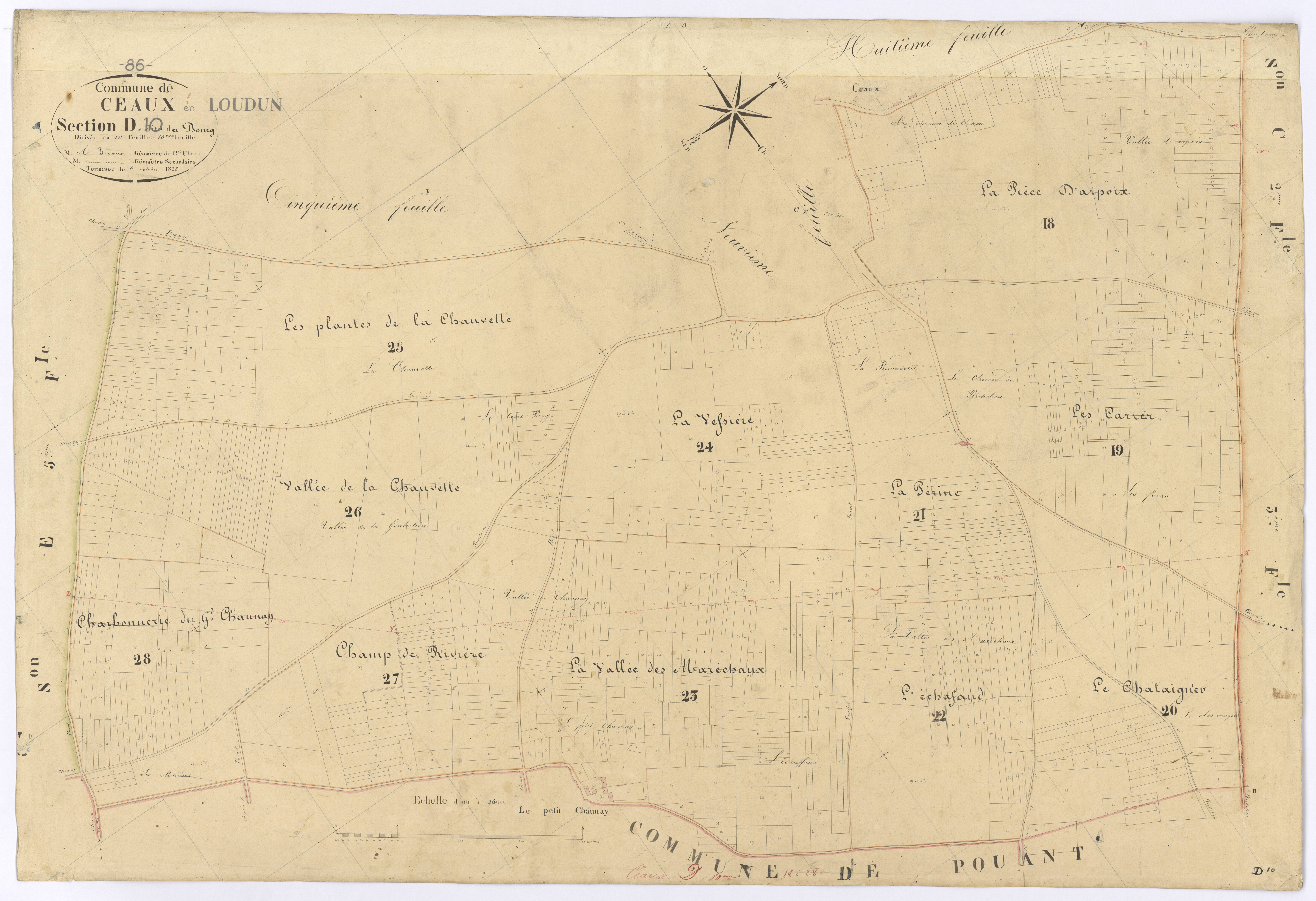Ceaux-en-Loudun - FRAD086_cadastre Plans 