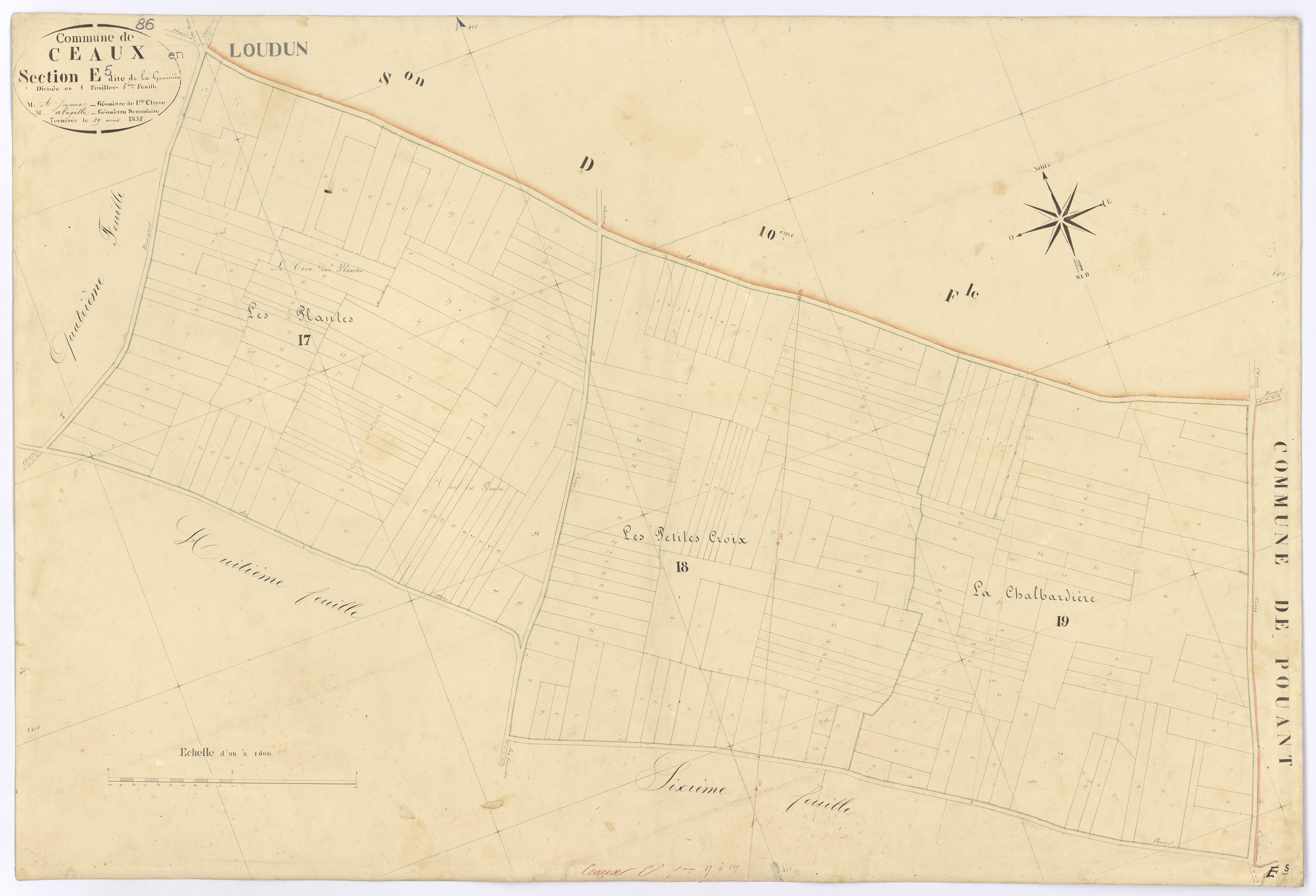 Ceaux-en-Loudun - FRAD086_cadastre Plans 