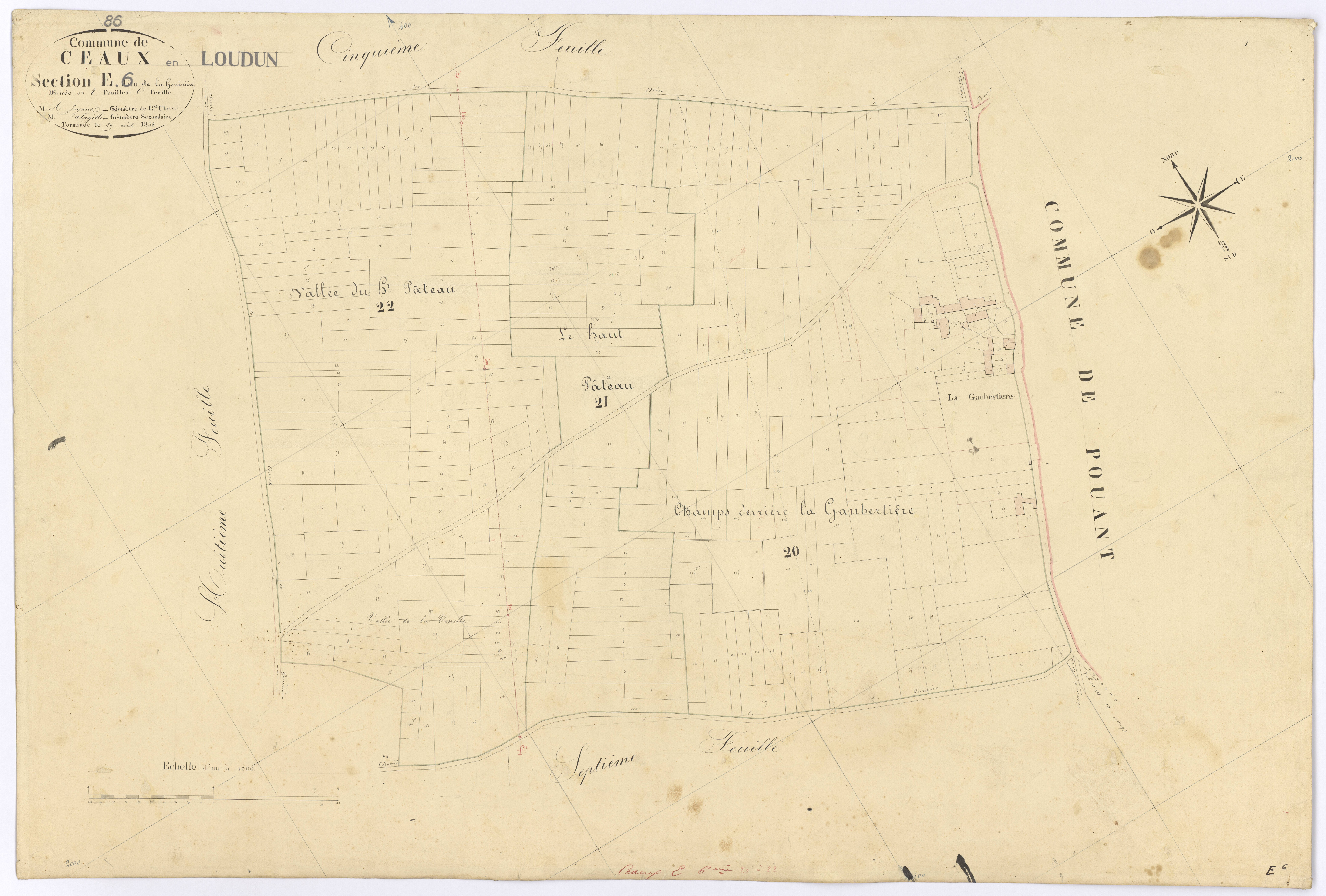 Ceaux-en-Loudun - FRAD086_cadastre Plans 