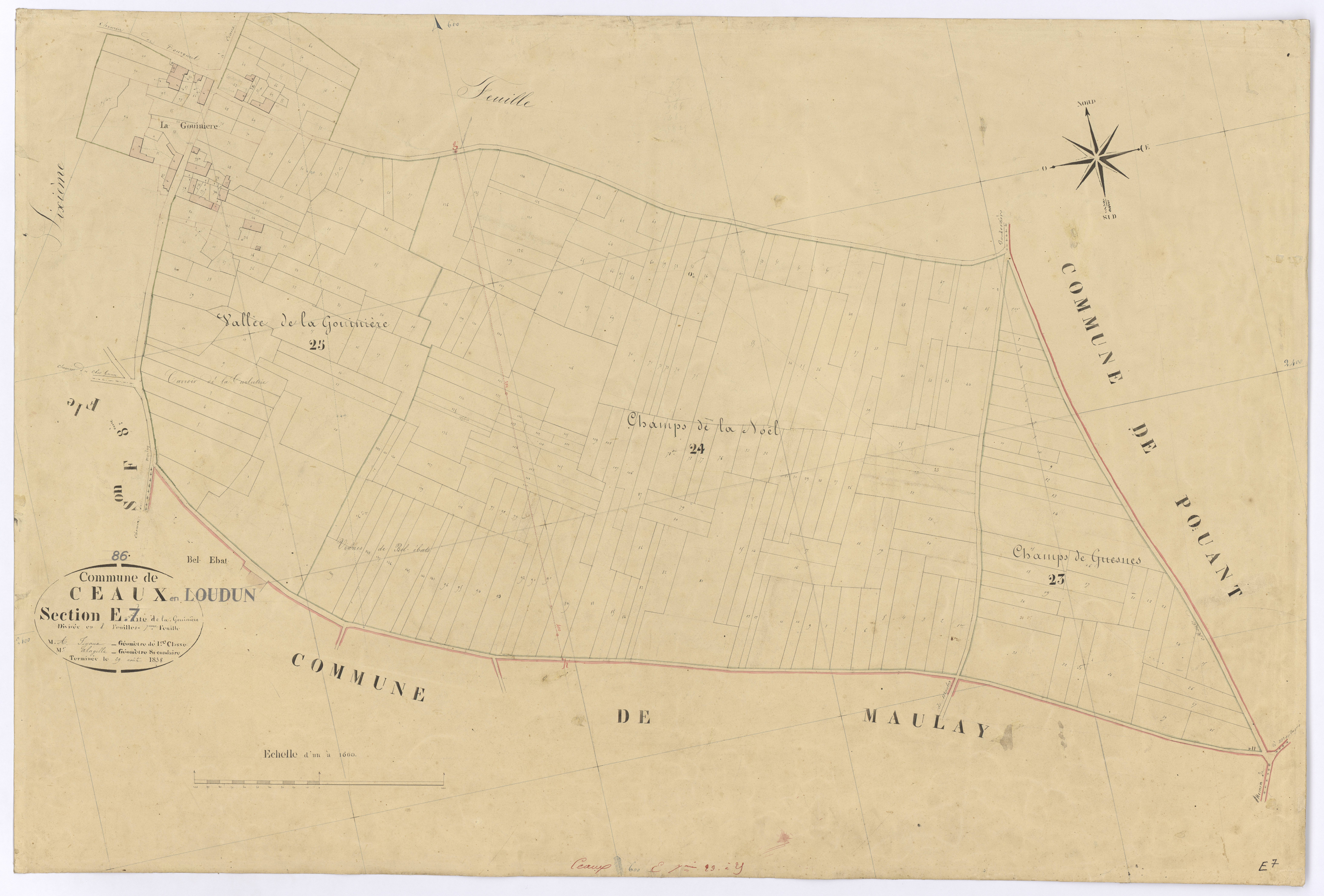 Ceaux-en-Loudun - FRAD086_cadastre Plans 