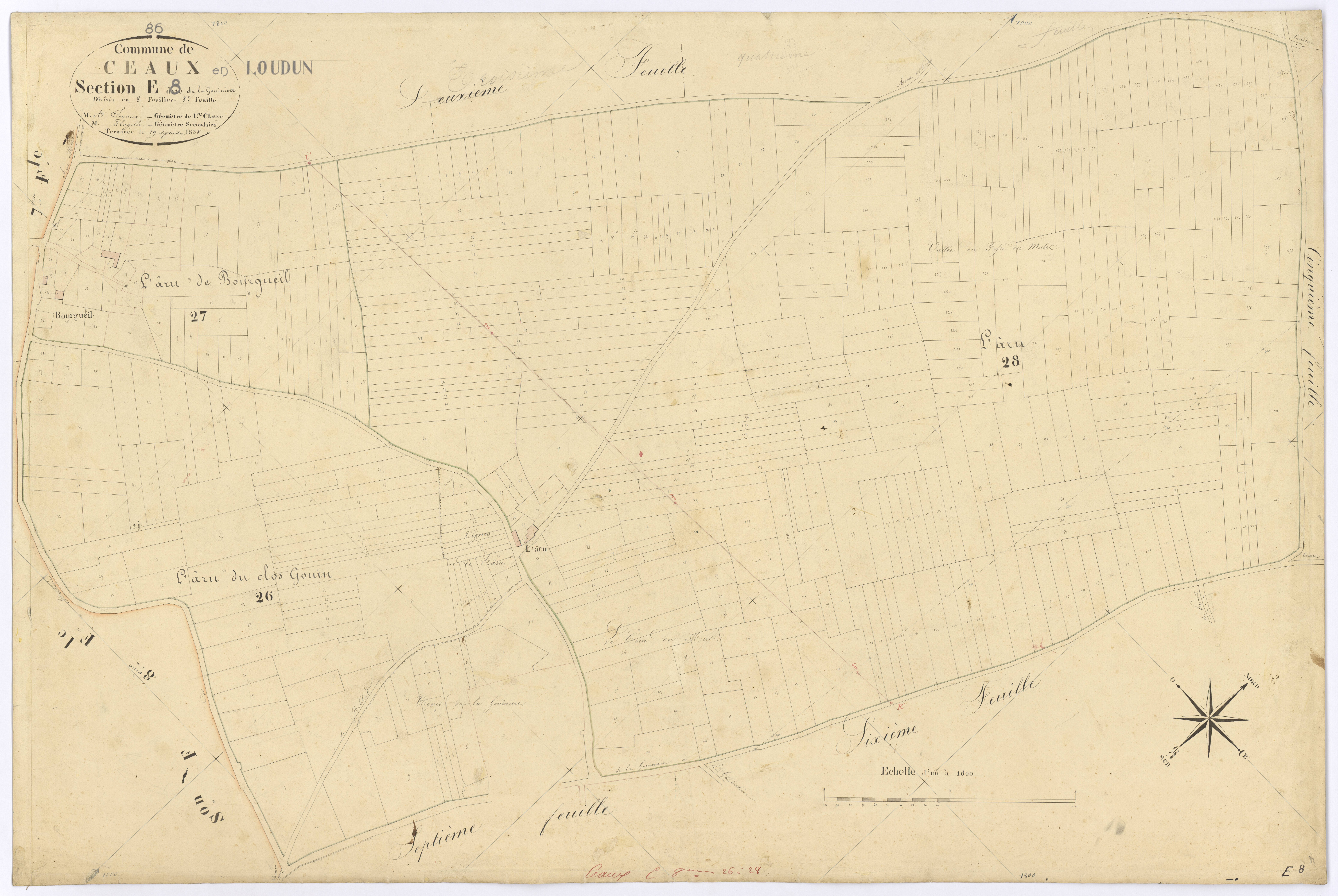 Ceaux-en-Loudun - FRAD086_cadastre Plans 