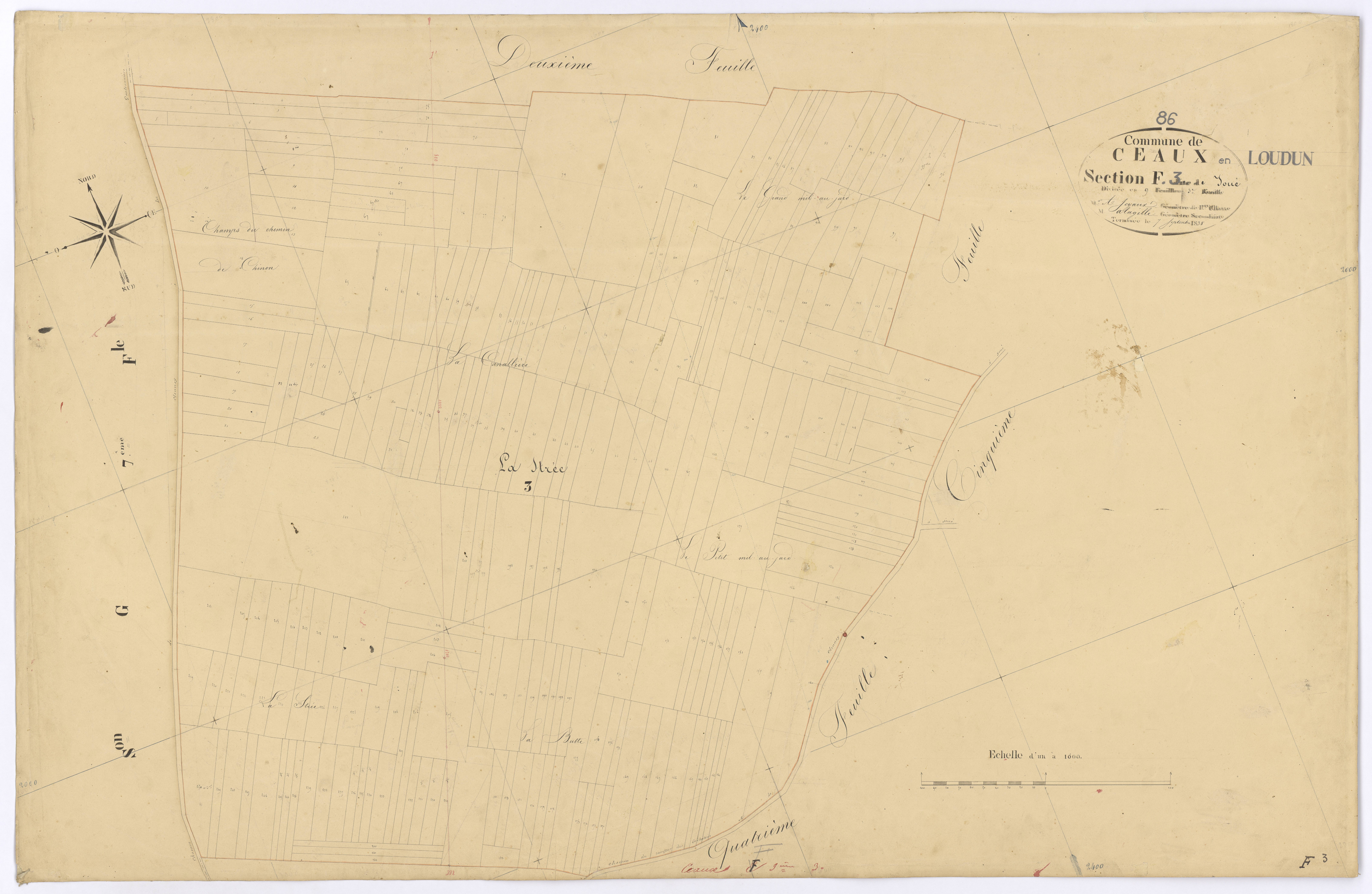 Ceaux-en-Loudun - FRAD086_cadastre Plans 