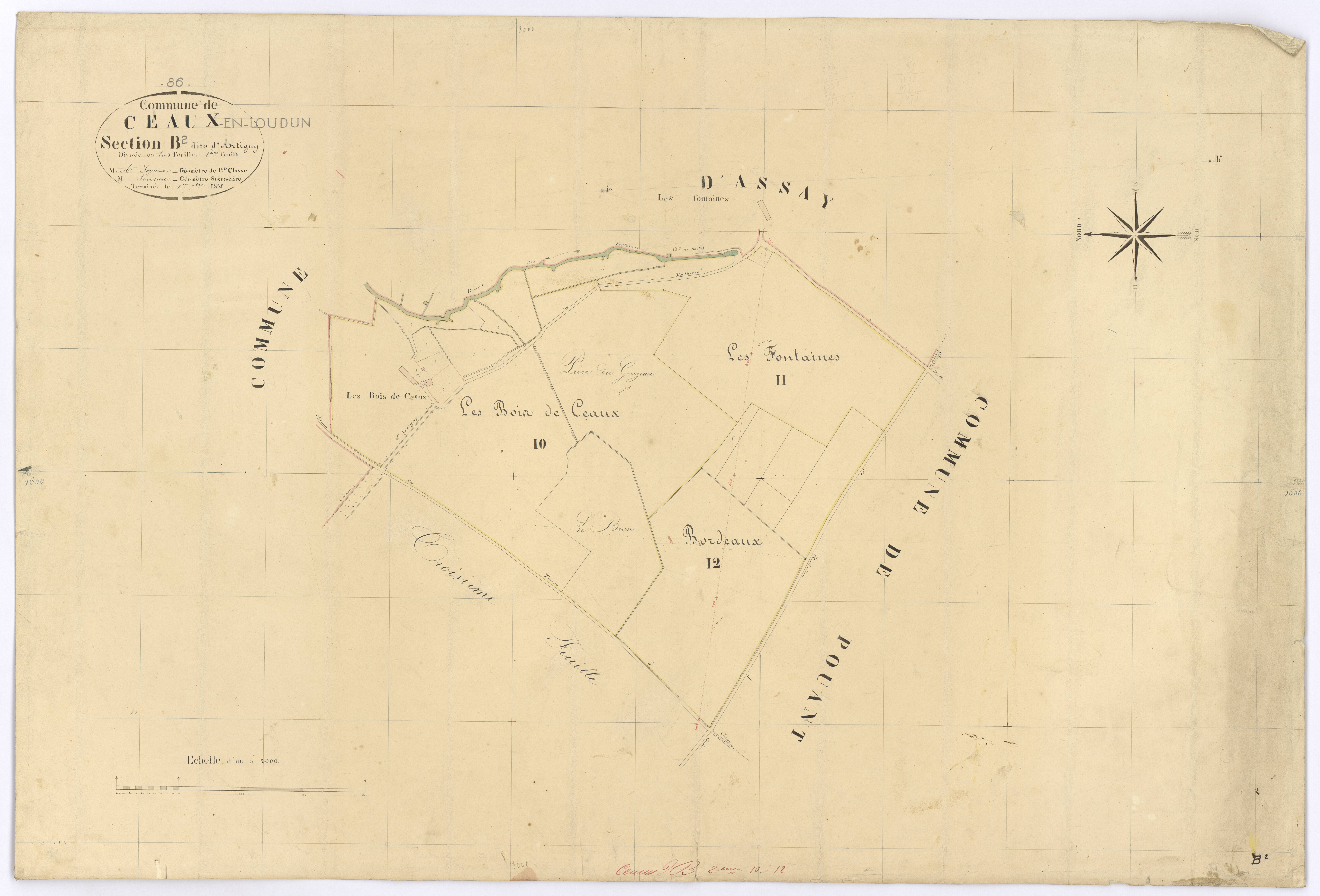 Ceaux-en-Loudun - FRAD086_cadastre Plans 