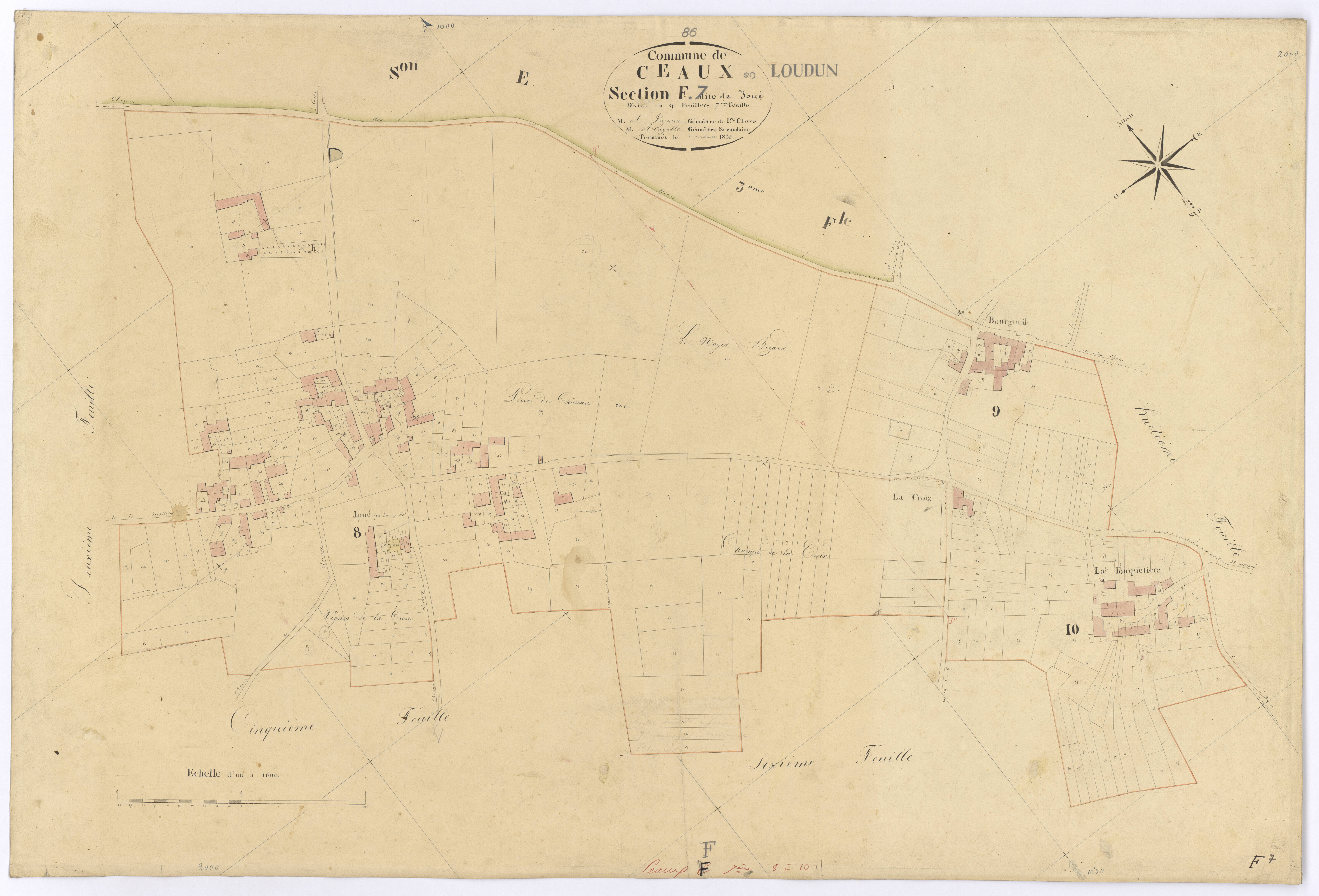 Ceaux-en-Loudun - FRAD086_cadastre Plans 