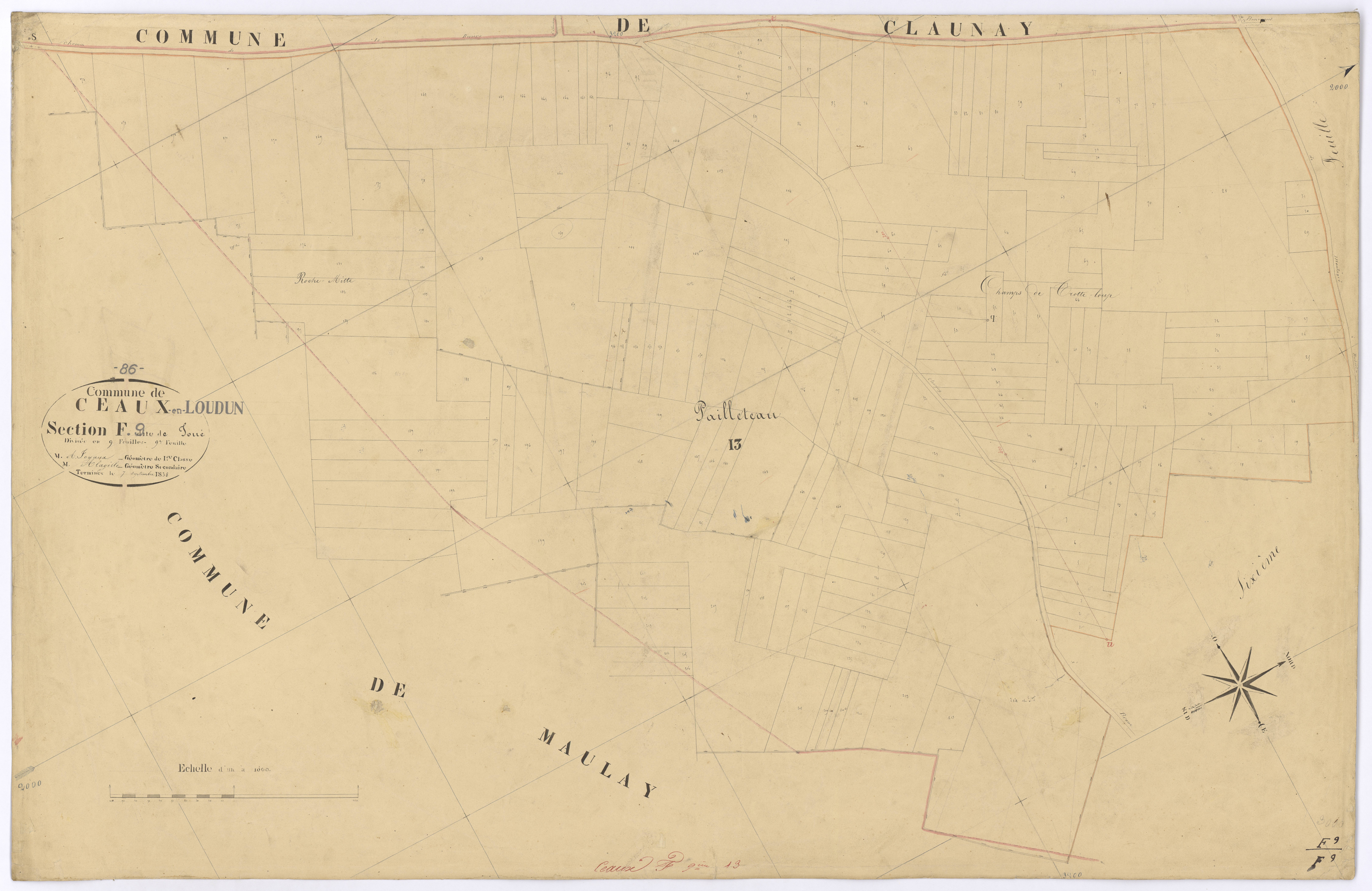 Ceaux-en-Loudun - FRAD086_cadastre Plans 