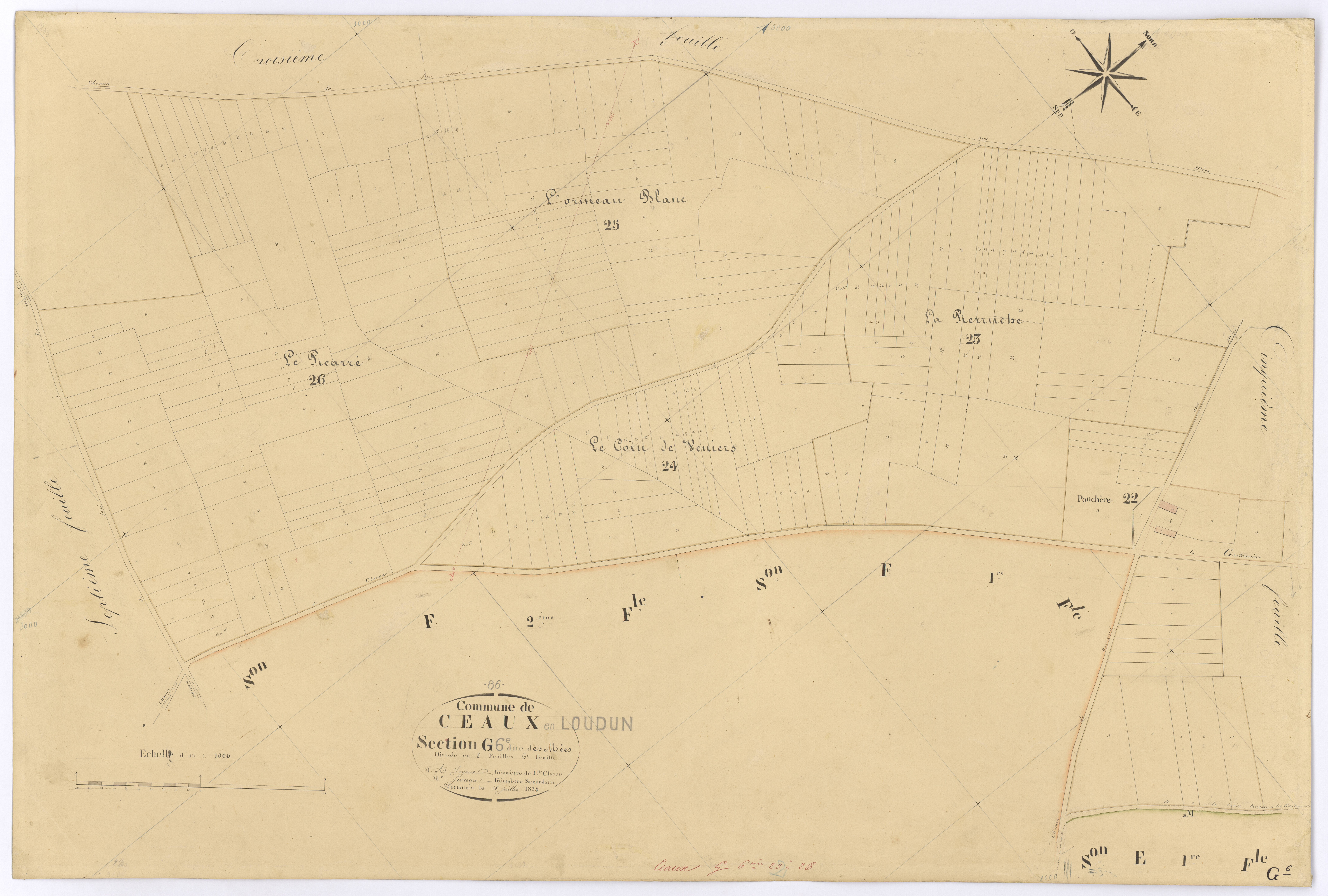 Ceaux-en-Loudun - FRAD086_cadastre Plans 