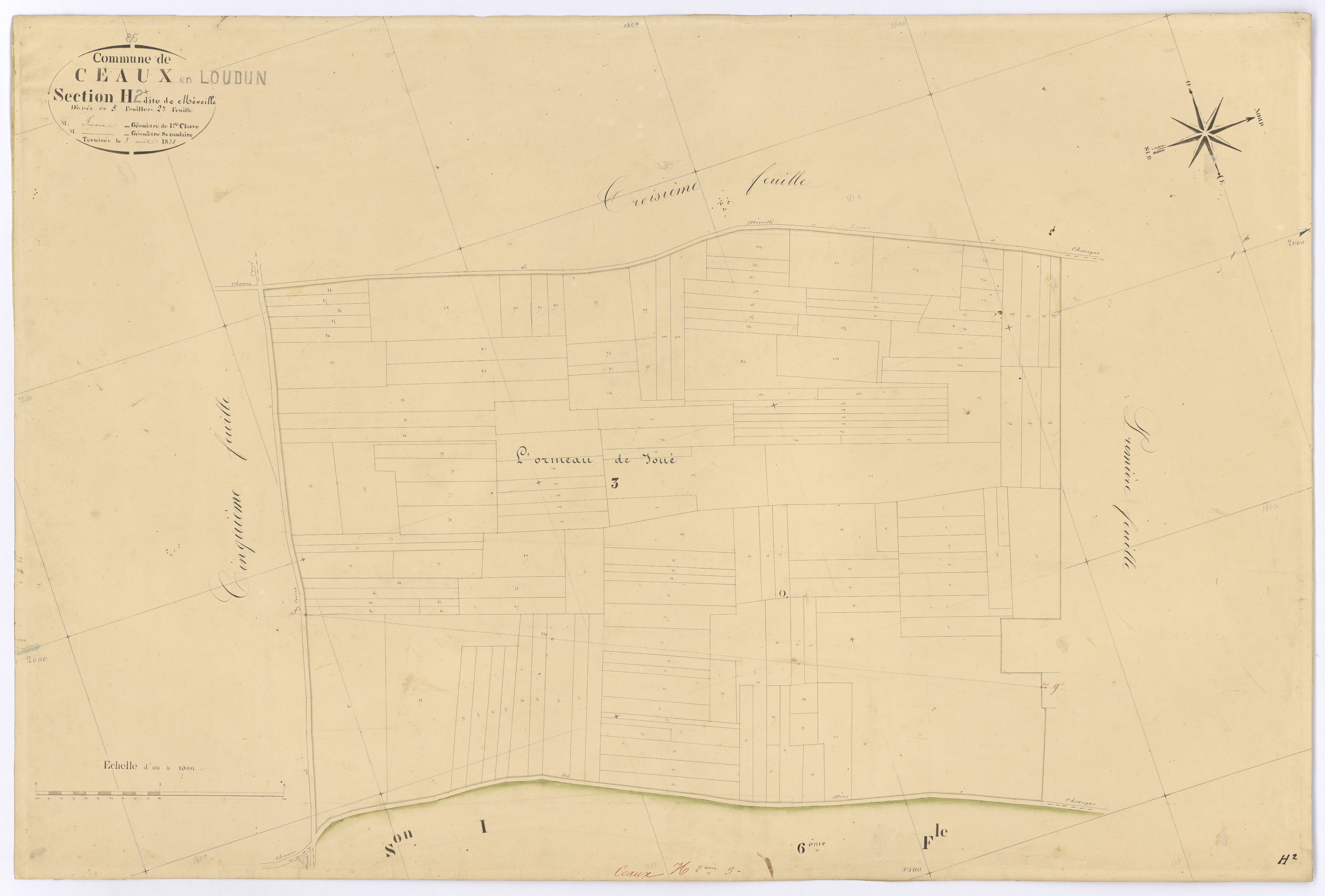 Ceaux-en-Loudun - FRAD086_cadastre Plans 